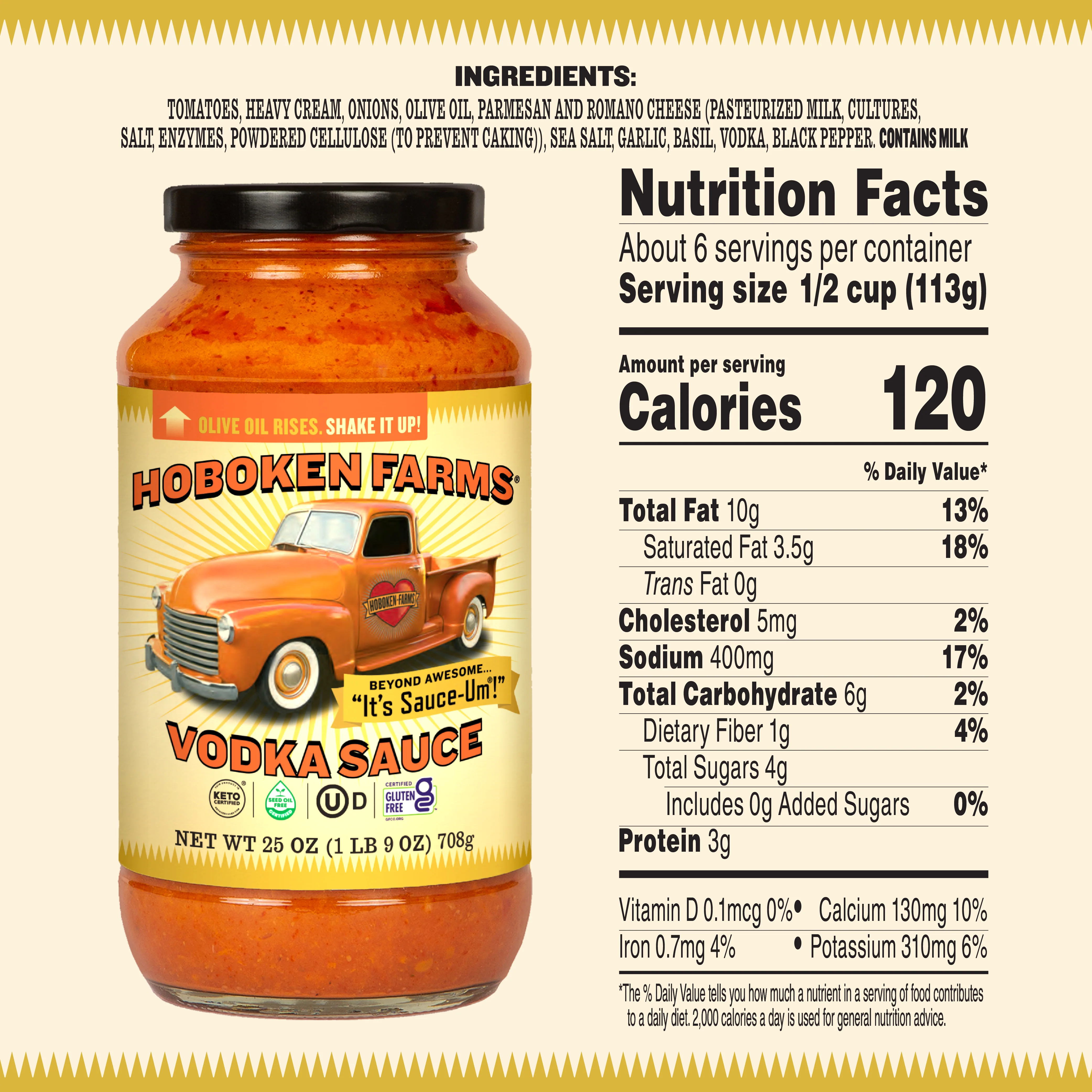 Hoboken Farms Vodka Sauce 2 Pack - Image 3