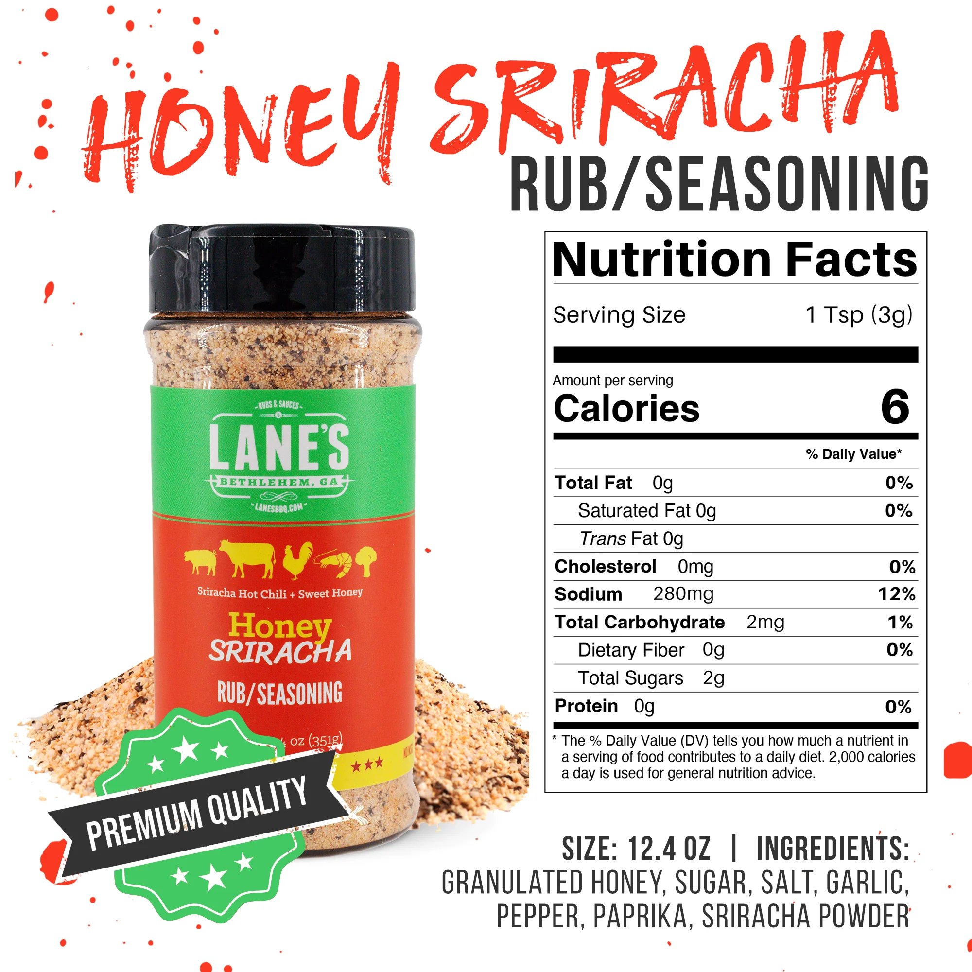 Honey Sriracha Rub & Seasoning - Image 5