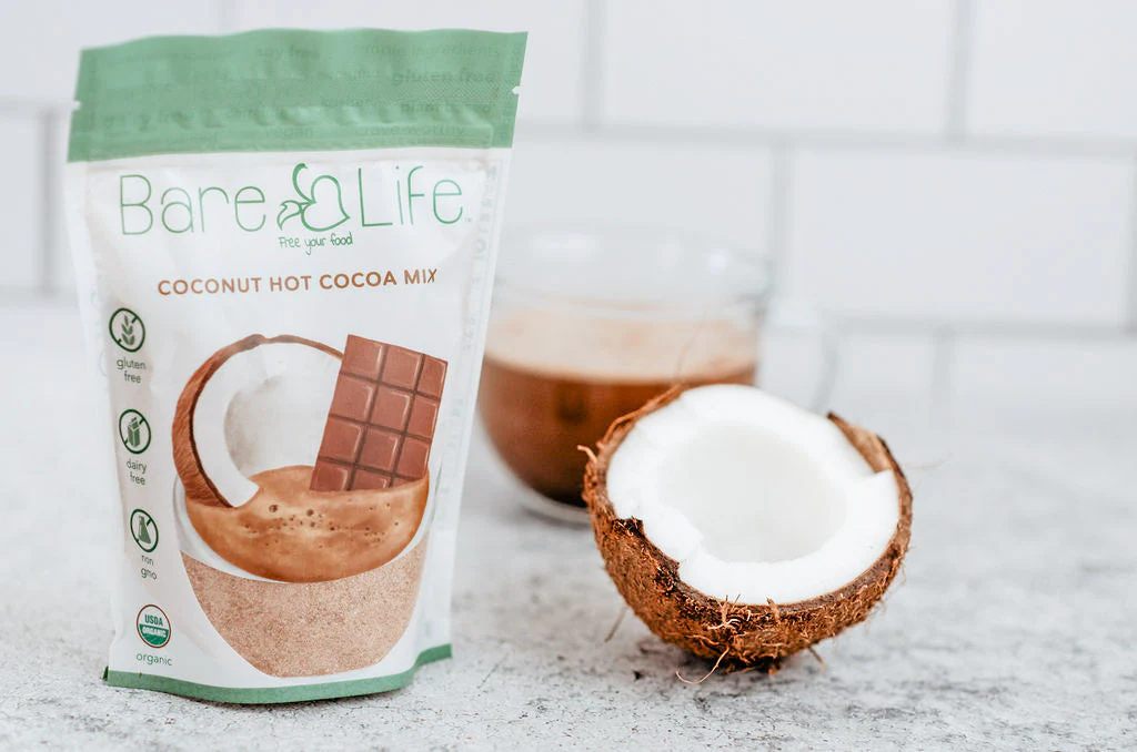 Instant Dairy Free Coconut Hot Cocoa Mix  |  10 Serving Pouch | Gluten Free, Vegan and Organic - Image 4