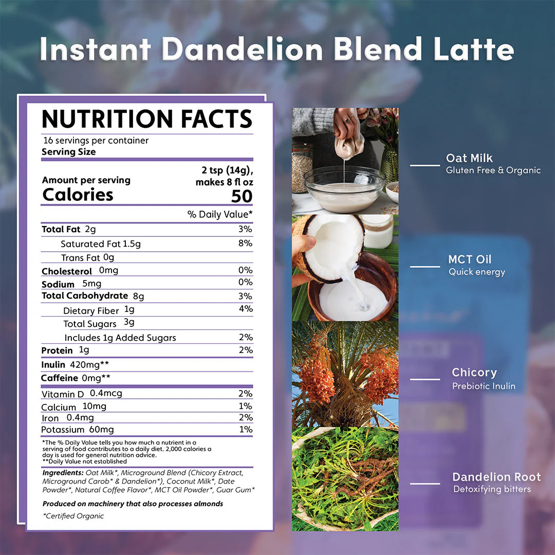 Instant Dandelion Herbal Latte - Image 3