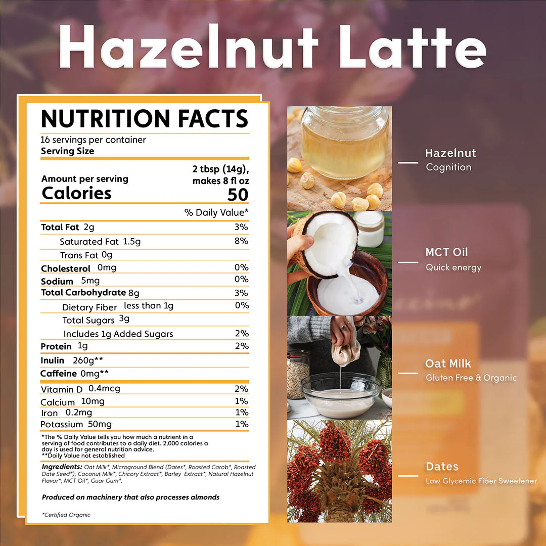 Instant Hazelnut Herbal Latte - Image 4