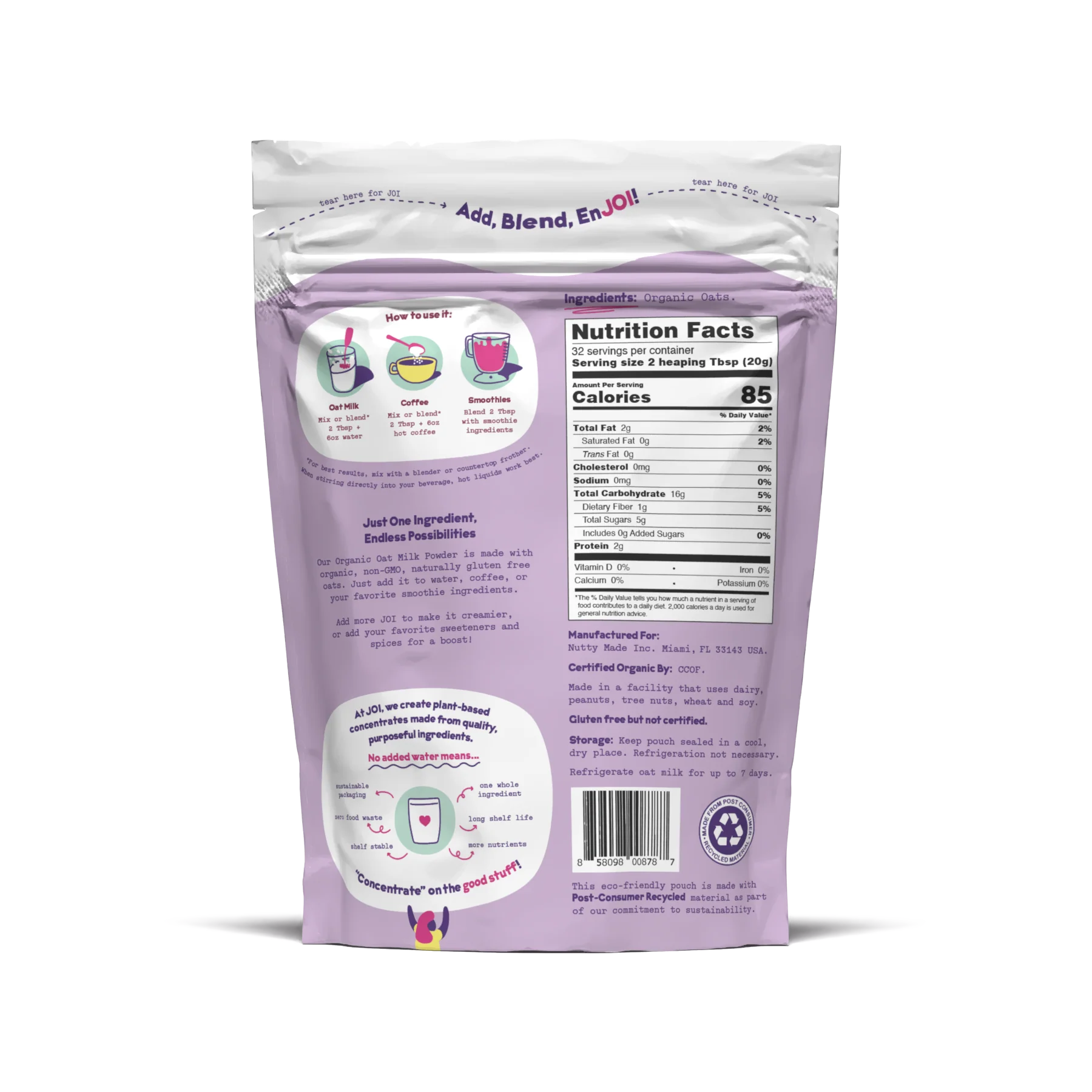 Organic Oat & Cashew 2-Pack - Image 3