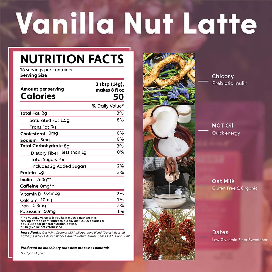 Instant Vanilla Nut Herbal Latte - Image 4