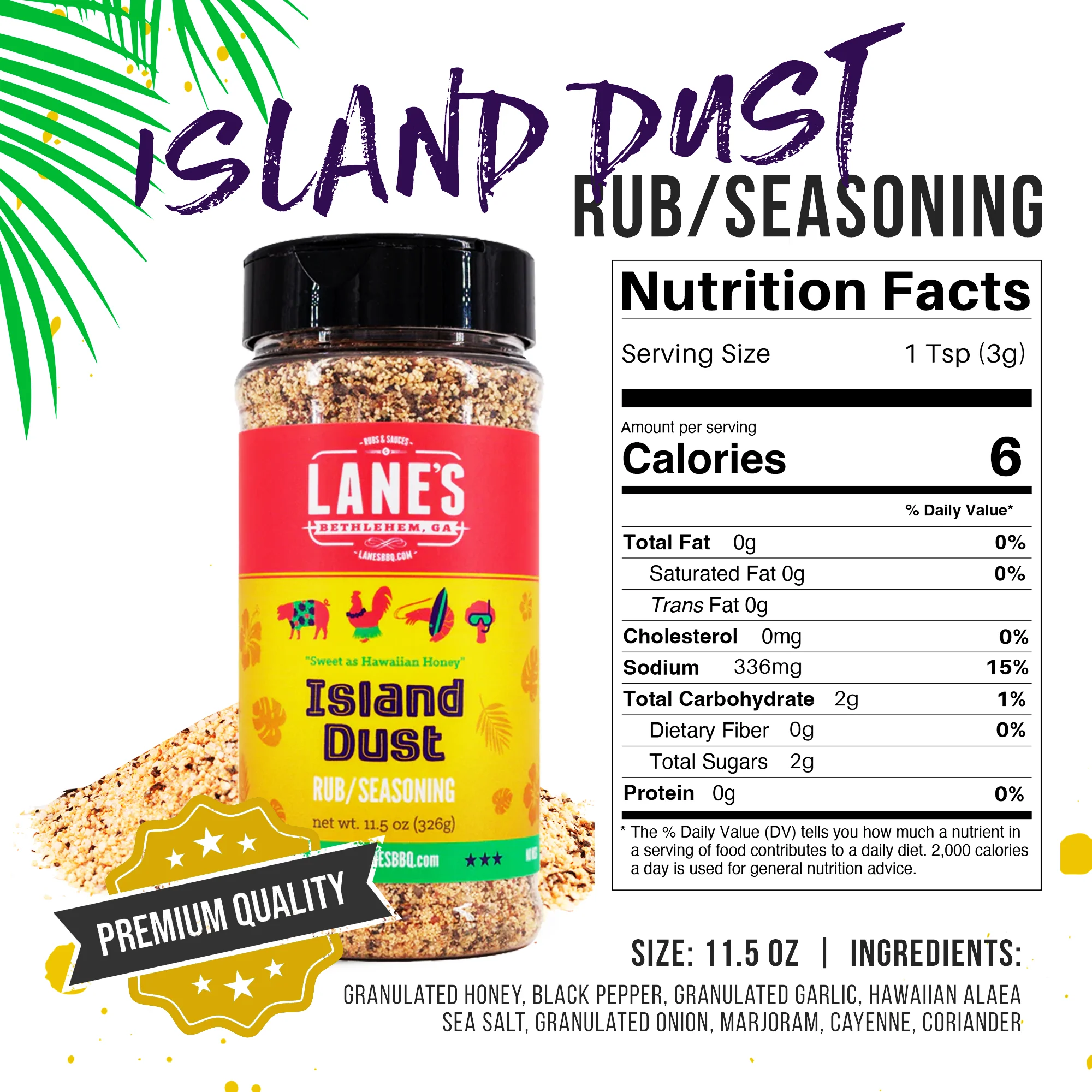 Island Dust Rub & Seasoning - Image 5