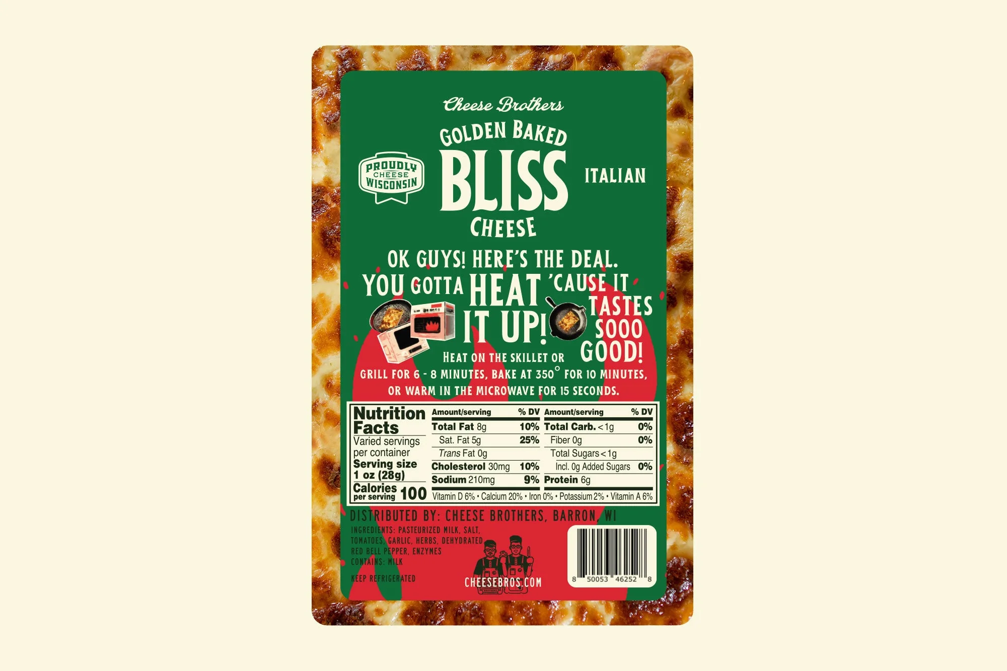 Italian Golden Baked Bliss Cheese - Image 3