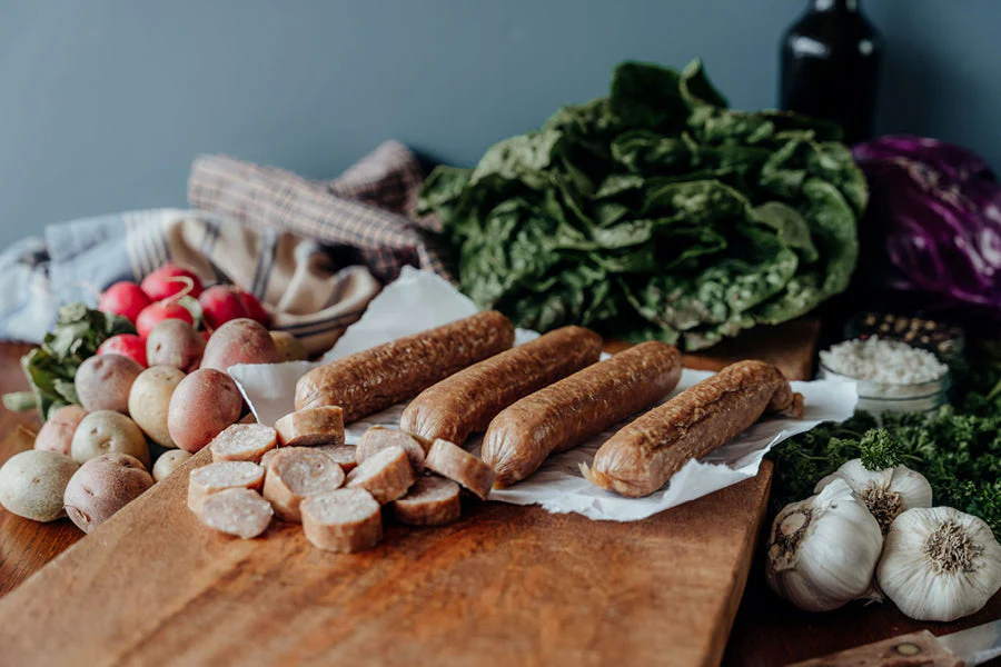 Italian Pork Sausages - Sugar Free - Fully Cooked - Five 0.25 lb. sausages - Image 2