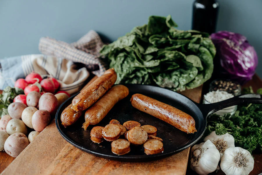 Italian Pork Sausages - Sugar Free - Fully Cooked - Five 0.25 lb. sausages - Image 3