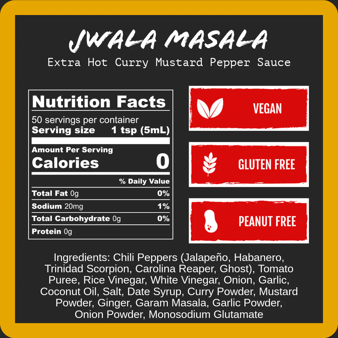 Jwala Masala - Extra Hot Curry Mustard (9oz) - Image 3