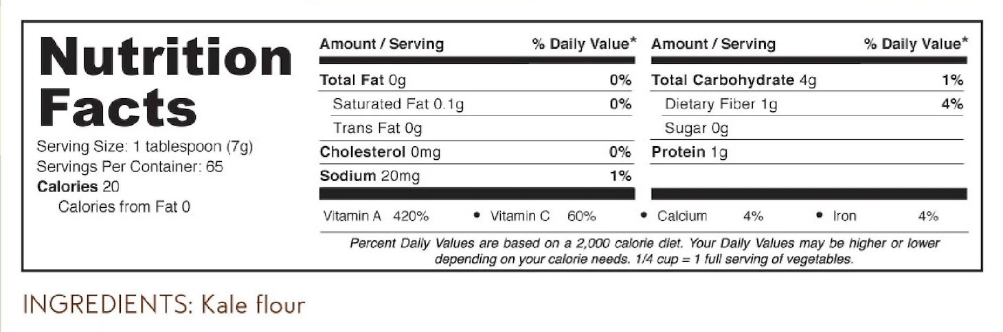 Kale Flour 8 oz - Image 3