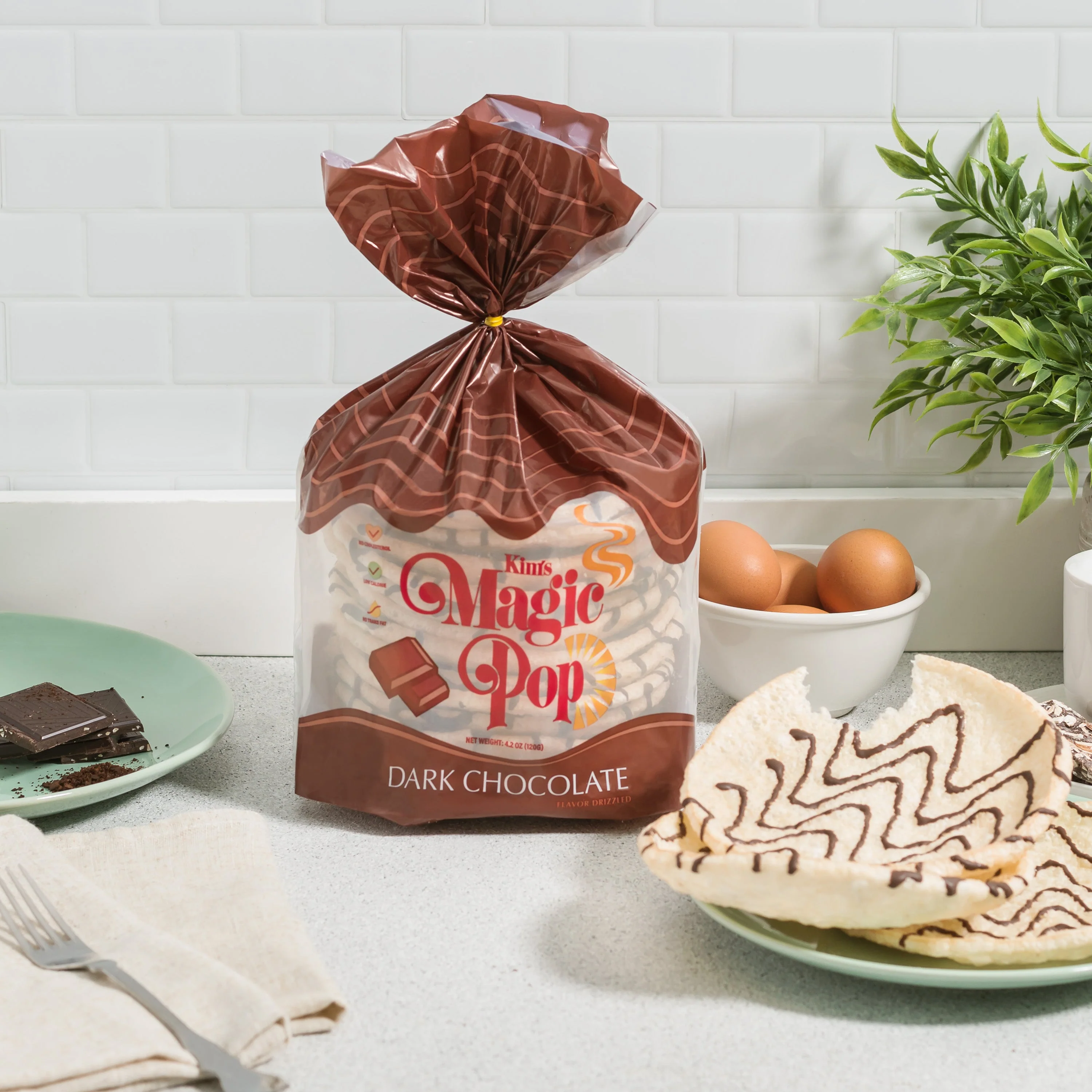 Kim's Magic Pop - Cinnamon Swirl Drizzled Flavor, Salted Caramel Flavor Drizzled & Dark Chocolate Combination [6 pack, 12 pack] - Image 4