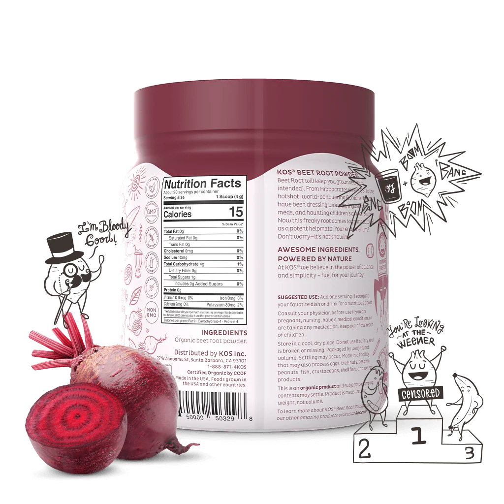 Organic Beet Root Powder, 90 Servings - Image 3