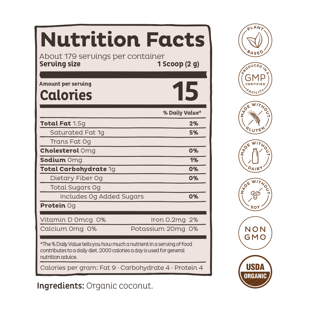 Organic Coconut Milk Powder, 179 Servings - Image 7