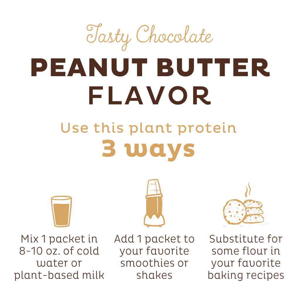 Organic Plant Protein, Chocolate Peanut Butter, Single Serving - Image 8