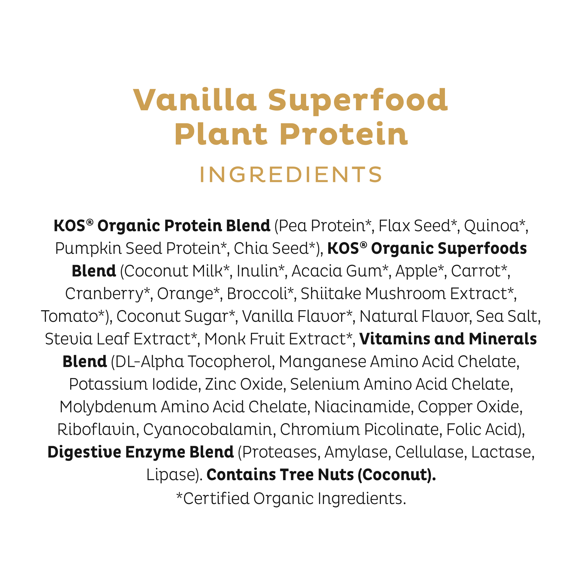 Organic Plant Protein, Vanilla, 28 Servings - Image 5