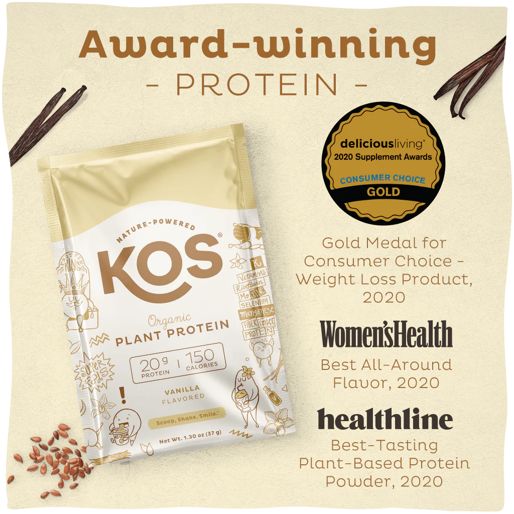 Organic Plant Protein, Vanilla, Single Serving - Image 10