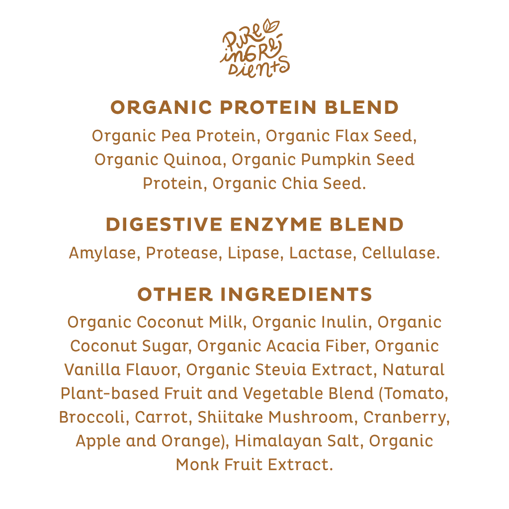 Organic Plant Protein, Vanilla, Single Serving - Image 6