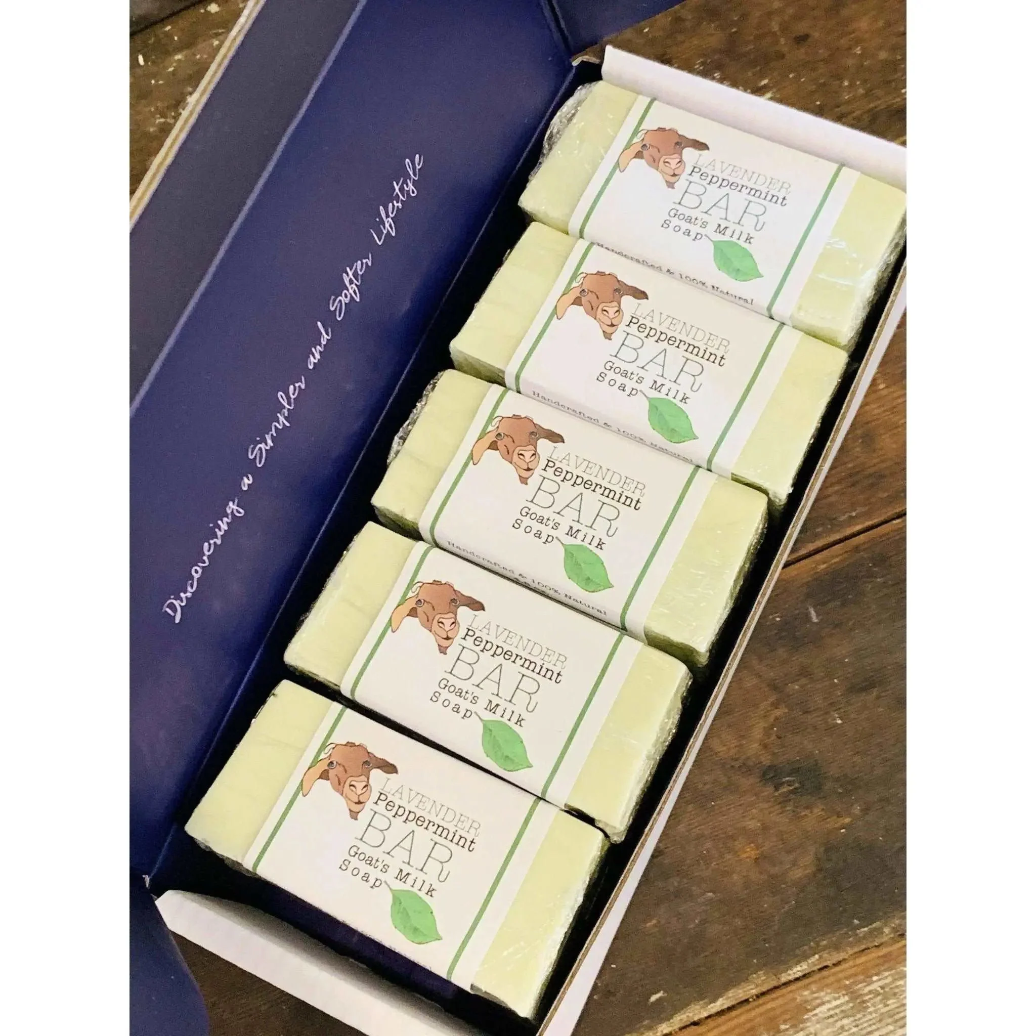 Lavender Bar Soap with Peppermint & Goat's Milk - Image 3