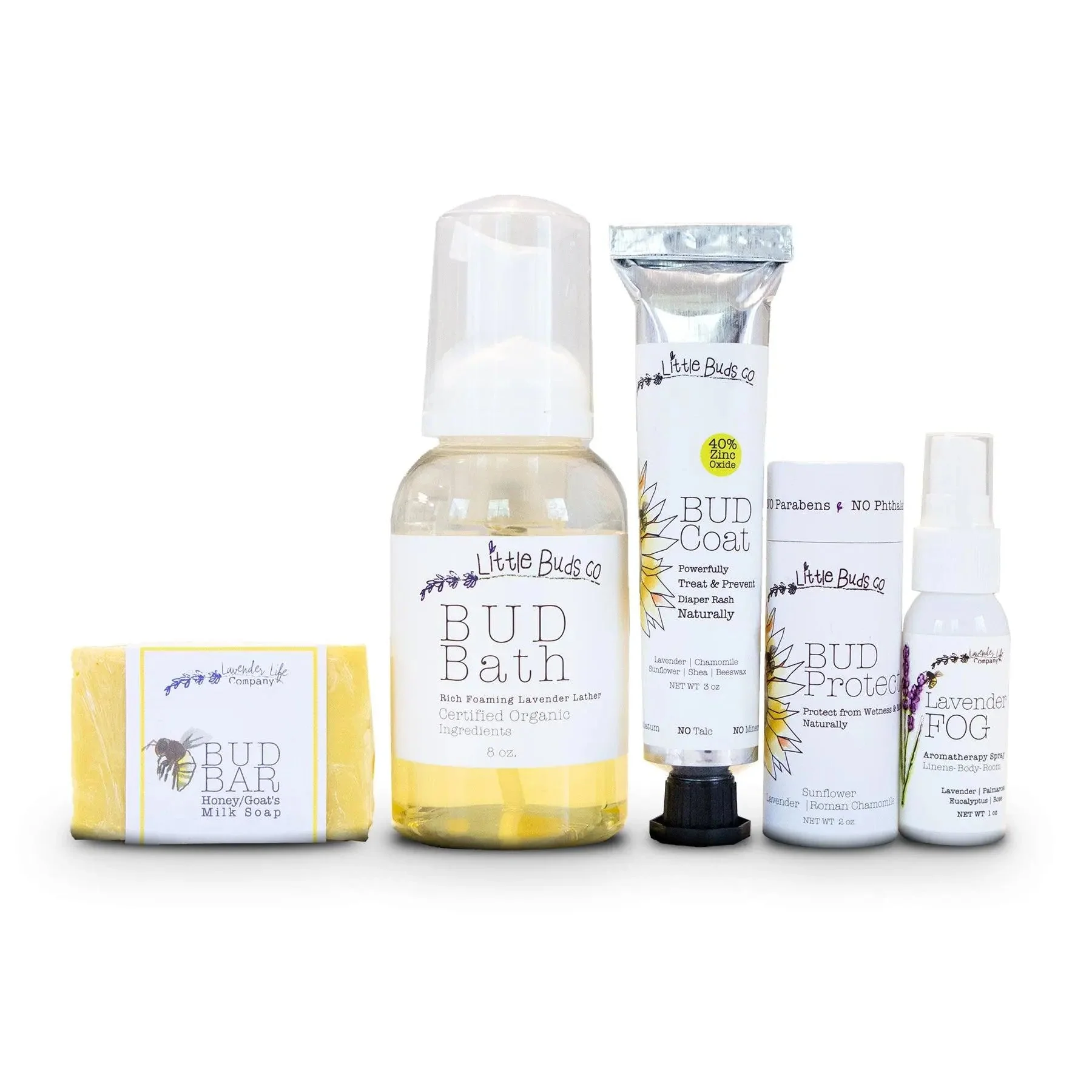 Lavender Bud Box - Baby Bath Gift Set - Image 2