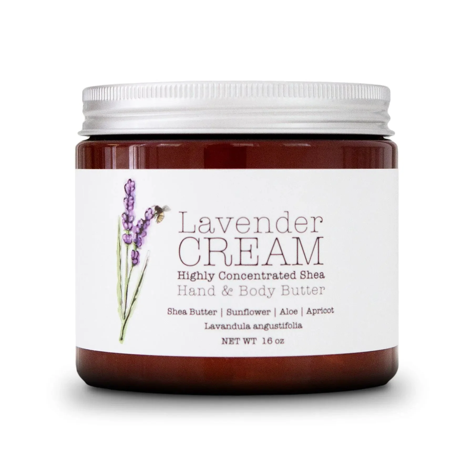 Lavender CREAM - Aromatherapy Hand & Body Cream -Lotion 8 oz or 16 oz - Image 5