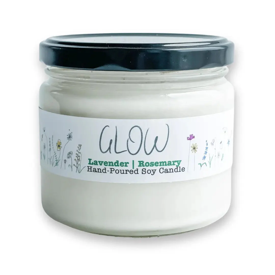 Lavender Glow Soy Candle - Image 6