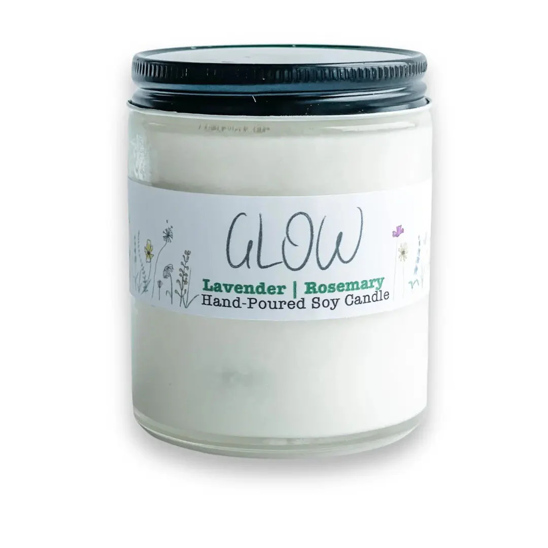 Lavender Glow Soy Candle - Image 9
