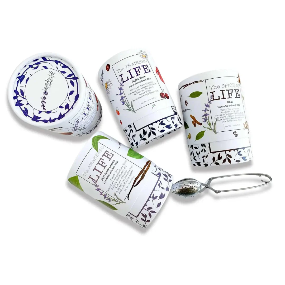 Lavender Tea - Set of 4 Full Size Loose Teas - Image 2