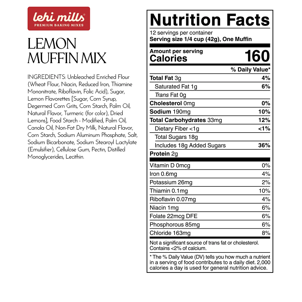 Lemon Muffin Mix - Image 7
