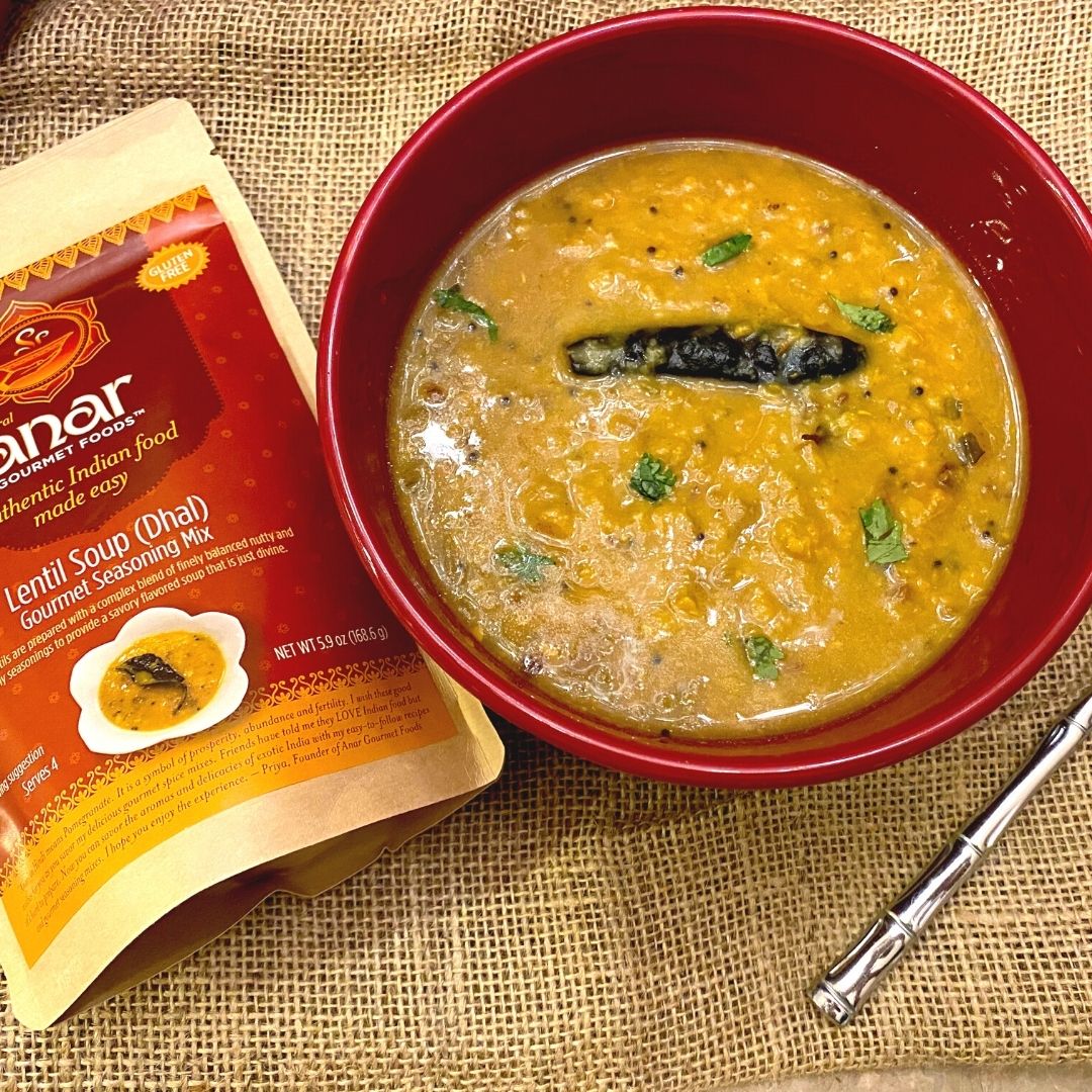 Lentil (Dhal) Soup Gourmet Seasoning Kit | Family Size - Image 3