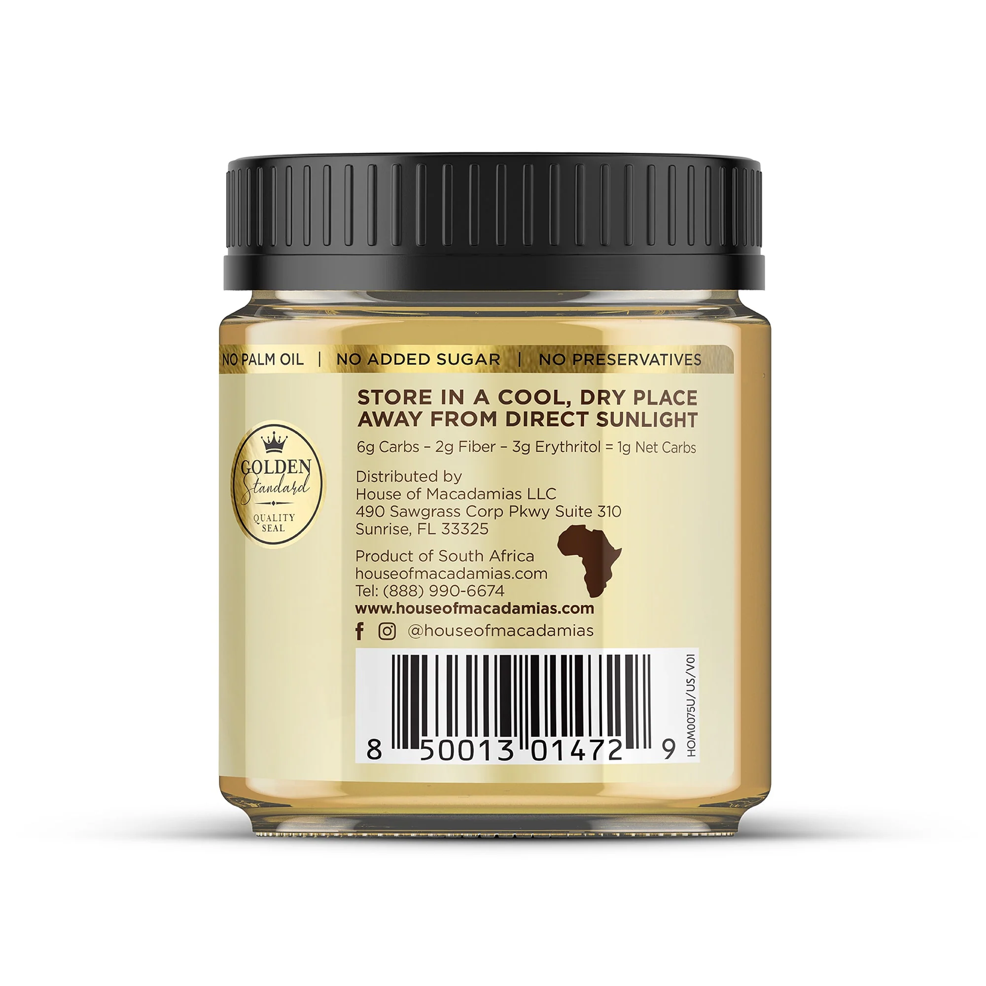 Macadamia Nut Butter White Chocolate Flavor  (1 Flavor, 1 Jar) - Image 3