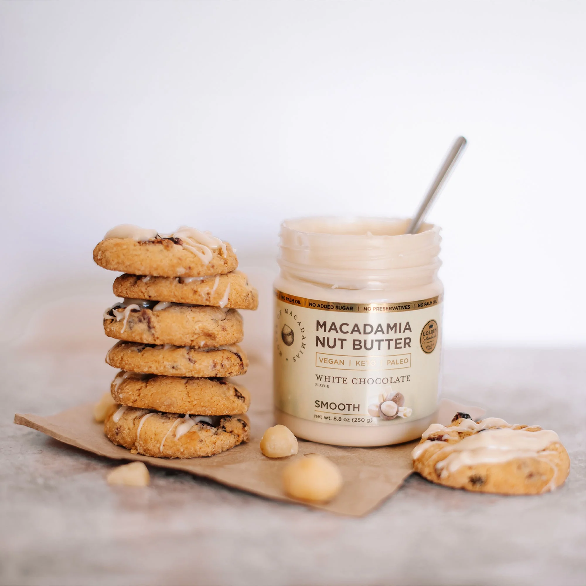 Macadamia Nut Butter White Chocolate Flavor  (1 Flavor, 1 Jar) - Image 7