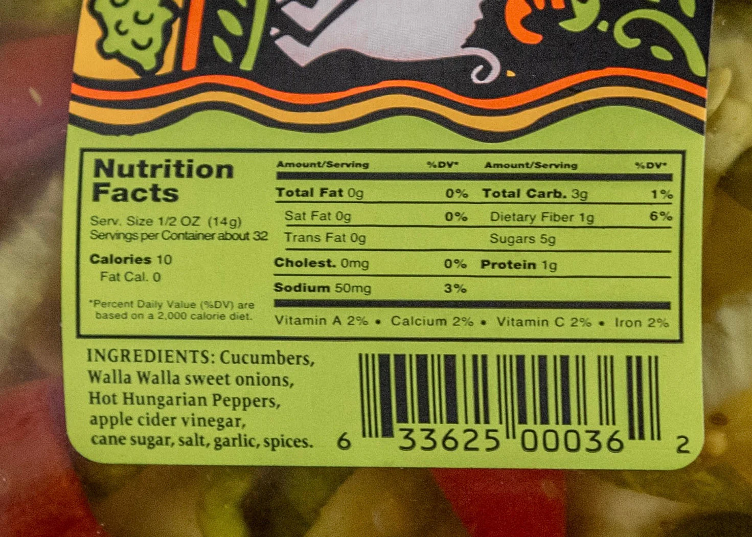 Mama Lil's Bread & Butter Pickles and Peppers - 16oz. - Image 3