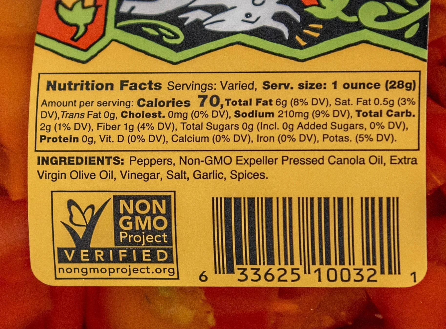 Mama Lil's Kick Butt Peppers in Oil (Spicy) - 12oz. - Image 4