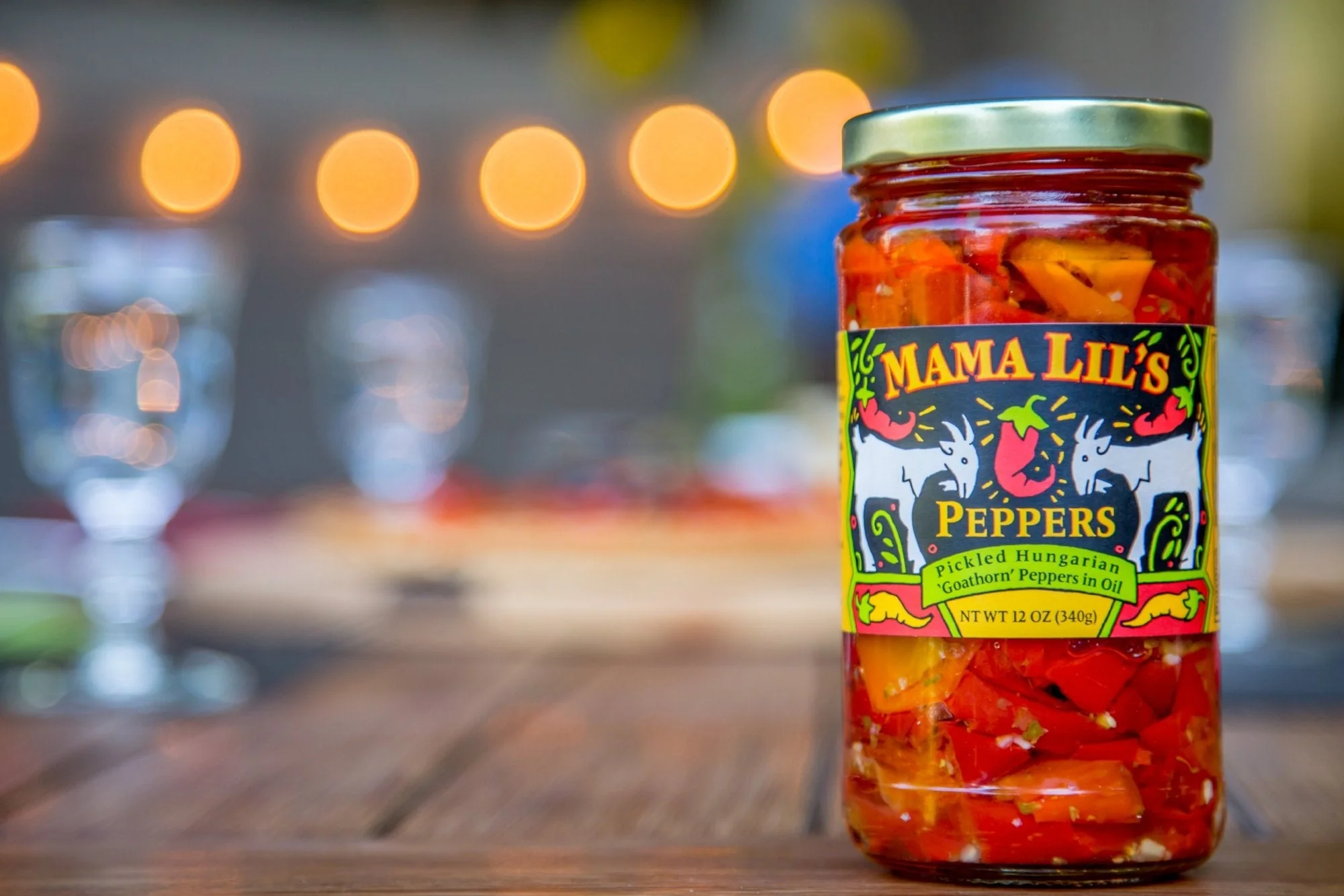 Mama Lil's Mildly Spicy Peppers in Oil (Original) - 12oz. - Image 3