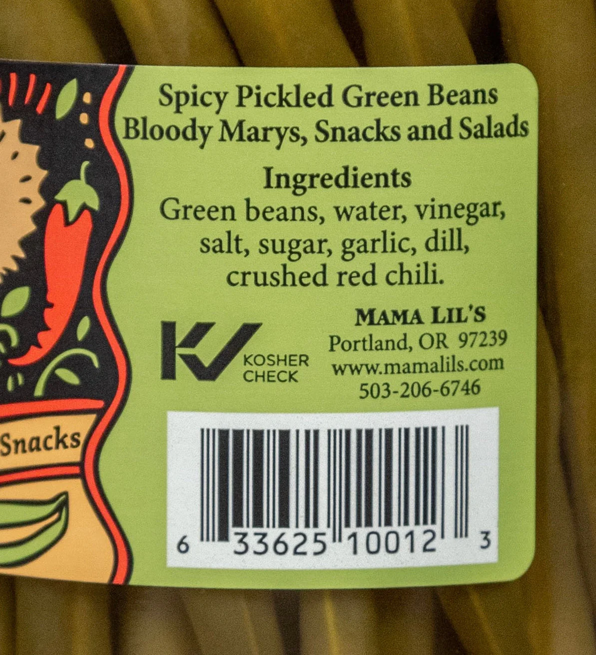Mama Lil's Pickled Green Beans - 26.5oz. - Image 3