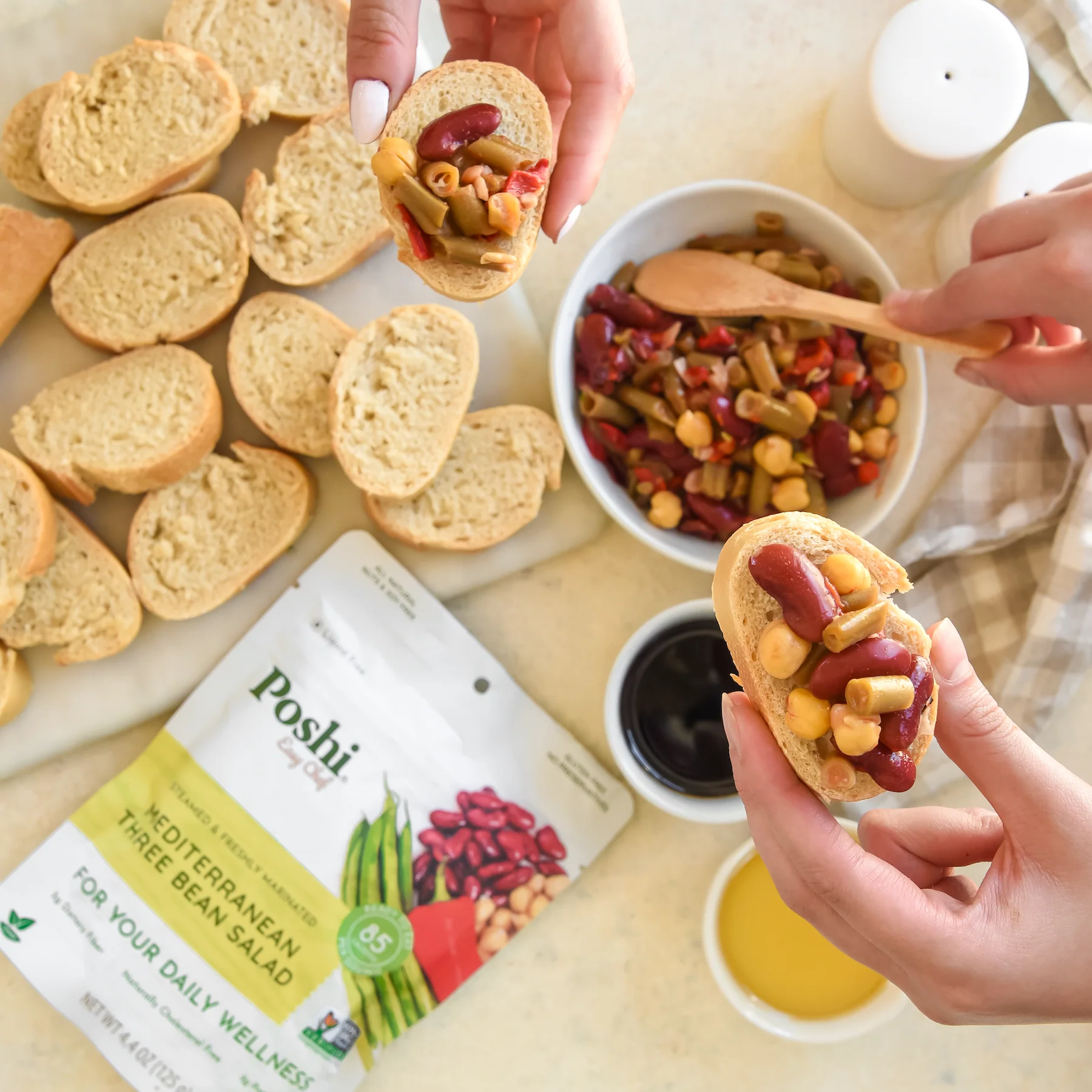 Mediterranean Three Bean Salad | Easy Chef - 10 Pack (4.4 OZ/Pouch) - Image 6