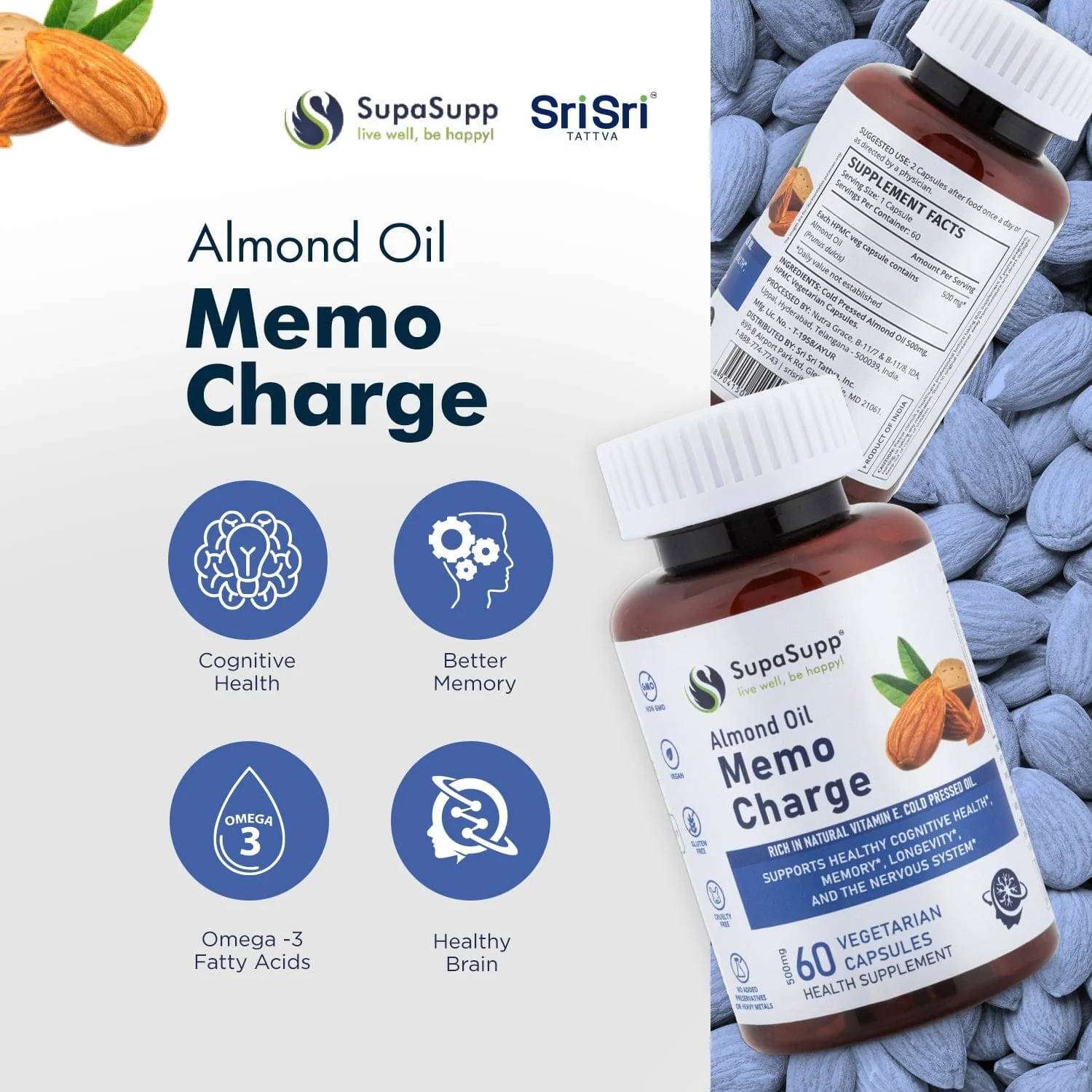 Memo Charge- Almond Oil Cap - Image 4