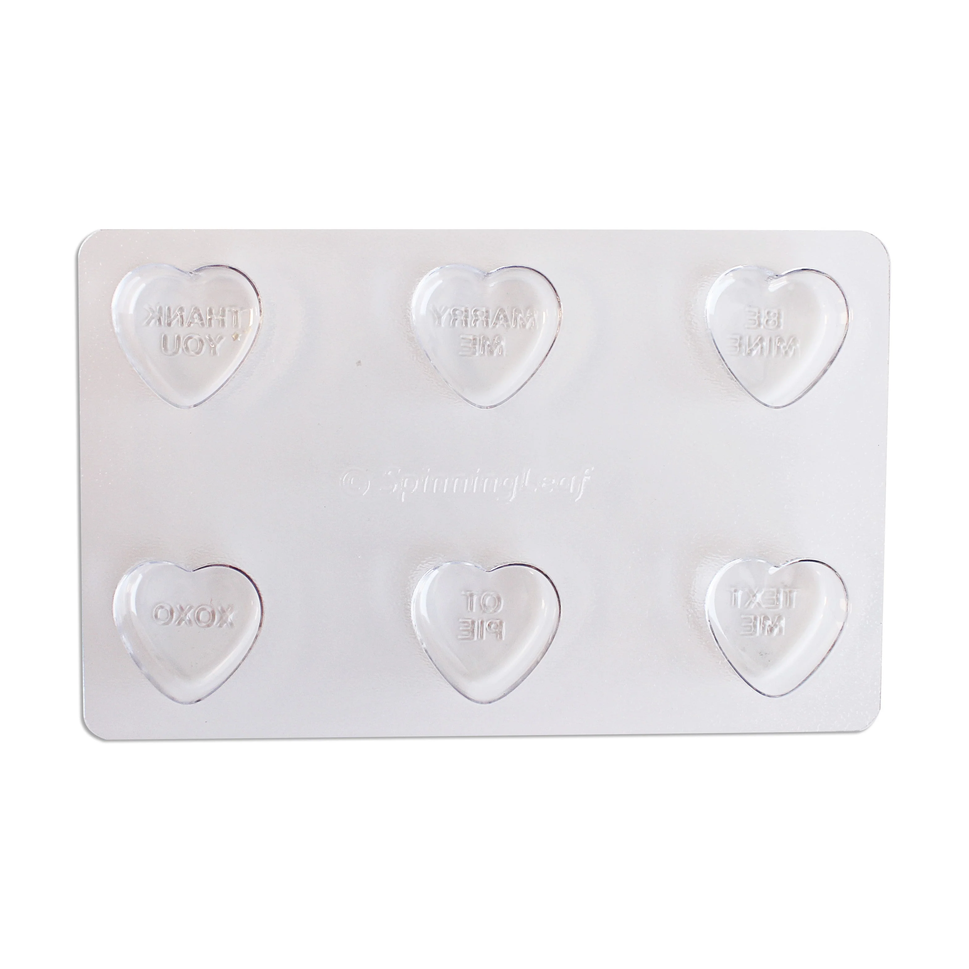 Mini Conversation Hearts Cookie Mold - Image 4
