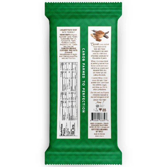 Missy J's Organic 3pk Carob Dark Delights Unsweetened Sampler Candy Bar - Image 3