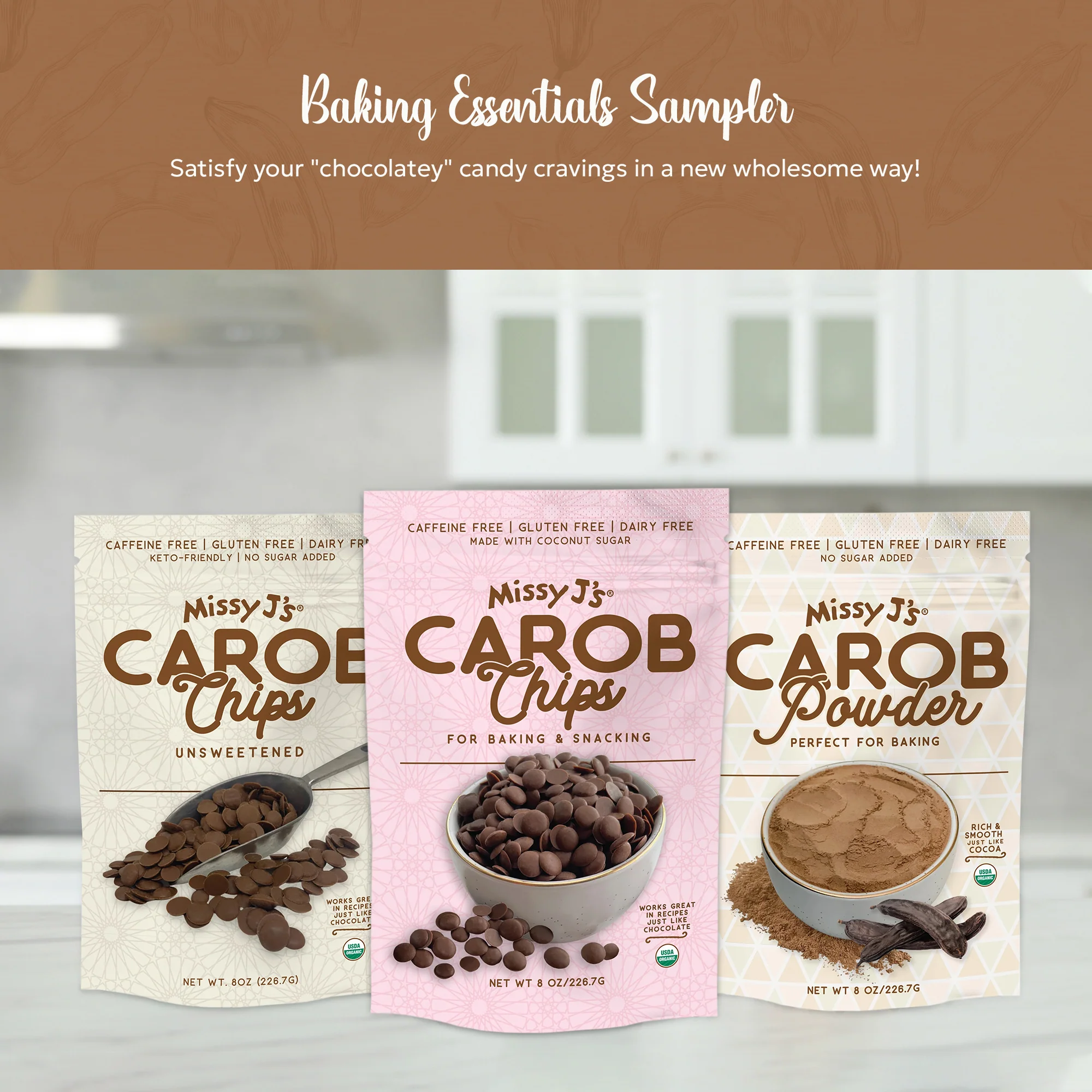 Missy J's Organic Carob Baking Essentials Sampler-3pk - Image 5