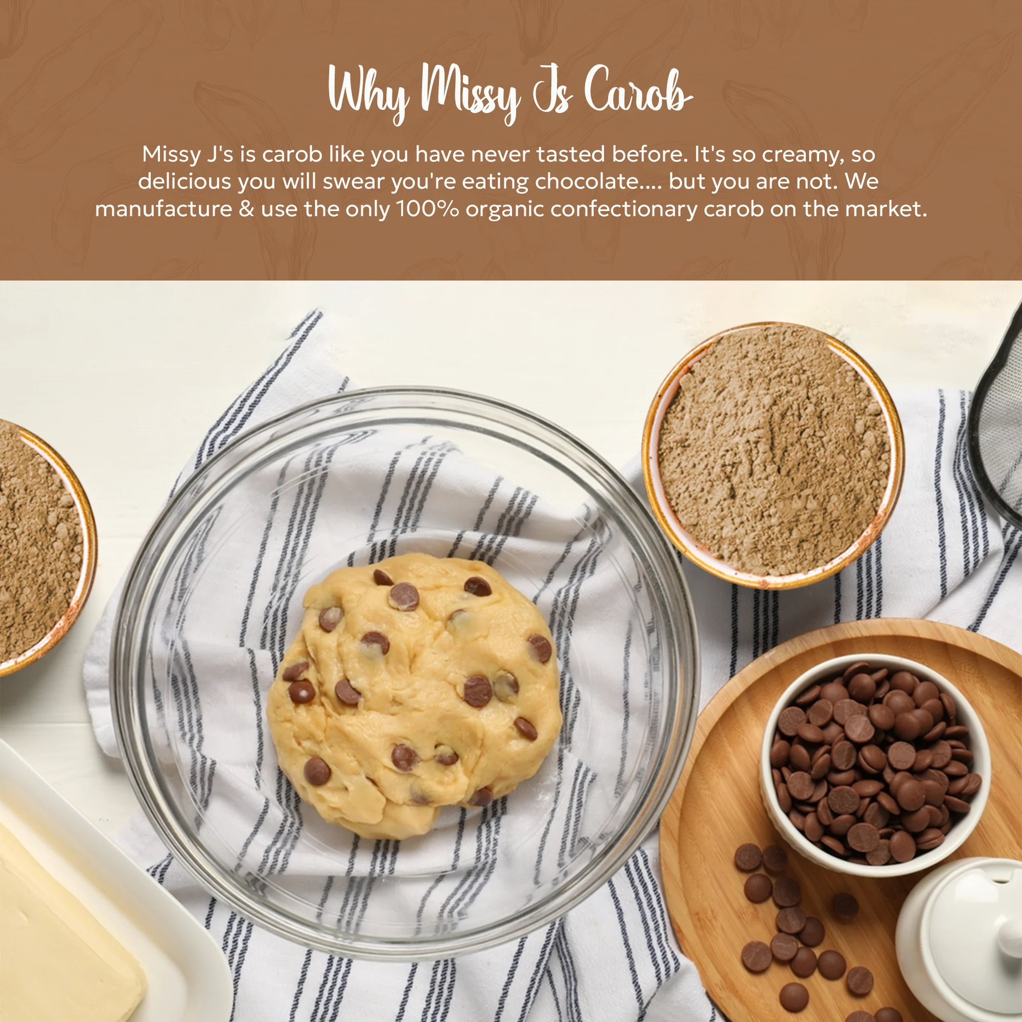 Missy J's Organic Carob Baking Essentials Sampler-3pk - Image 7