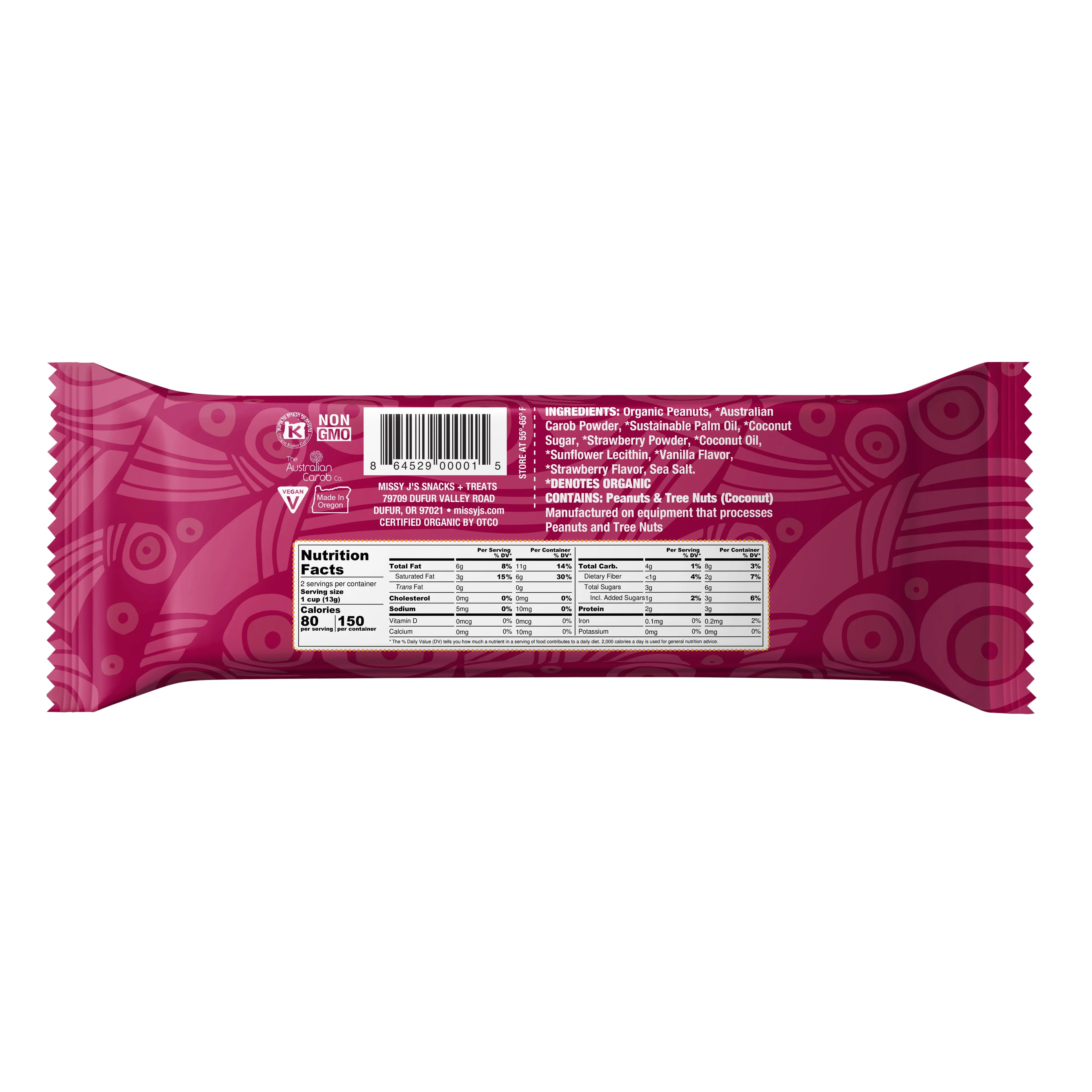 Missy J's Organic Carob Cup Sampler - 12pk, 4 of each flavor - Image 4