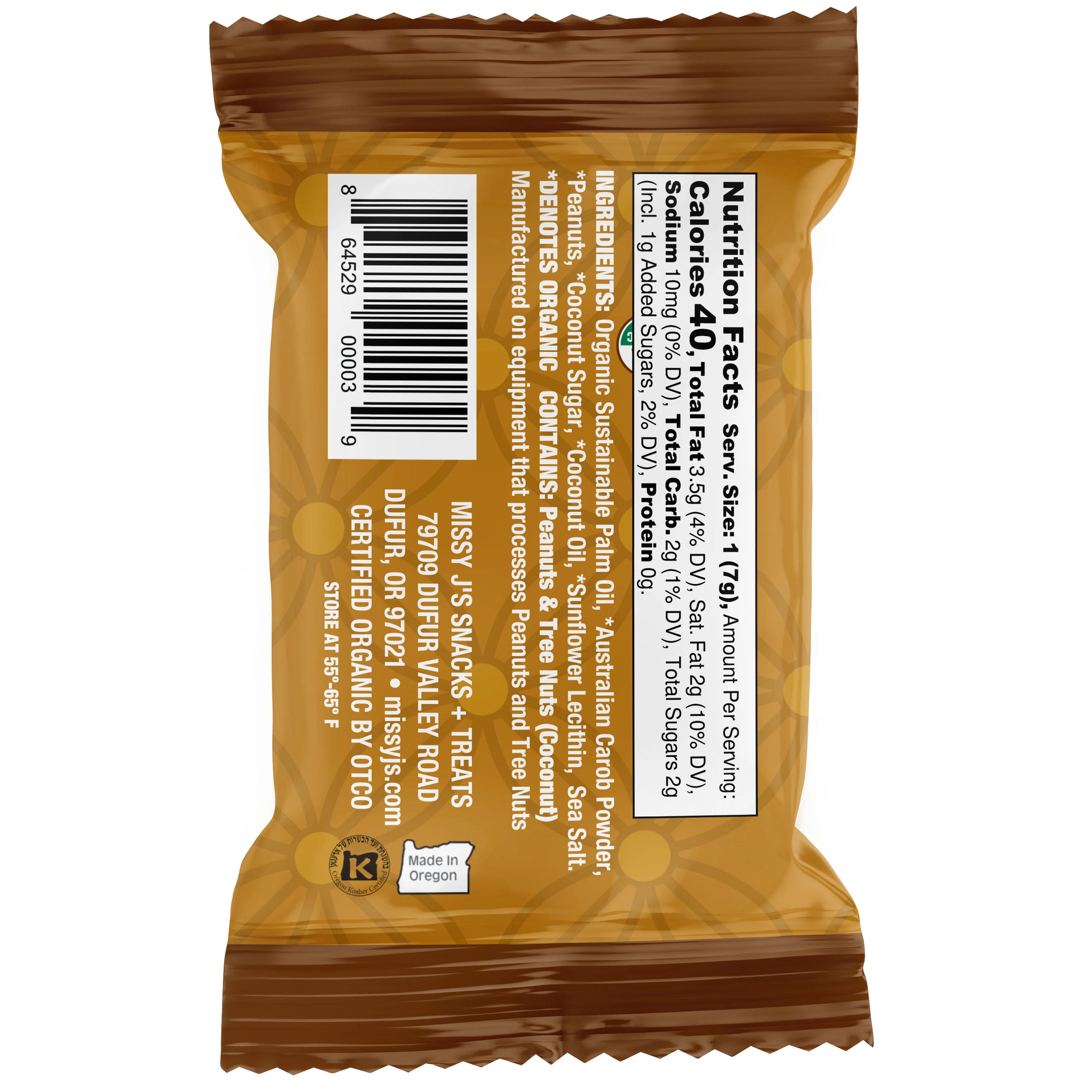 Missy J's Organic Carob Peanut Lovers Sampler pack-9 products - Image 13