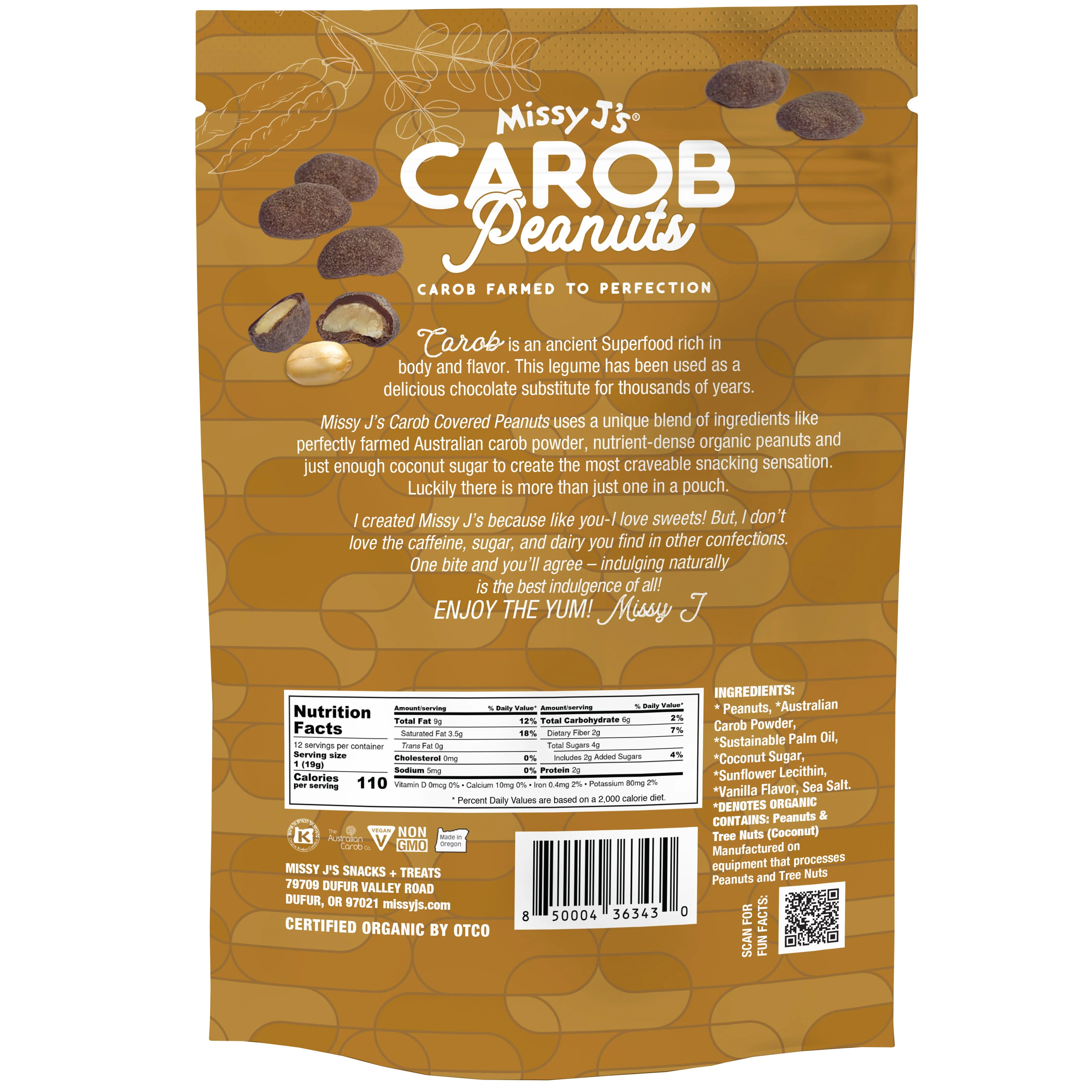 Missy J's Organic Carob Peanut Lovers Sampler pack-9 products - Image 17