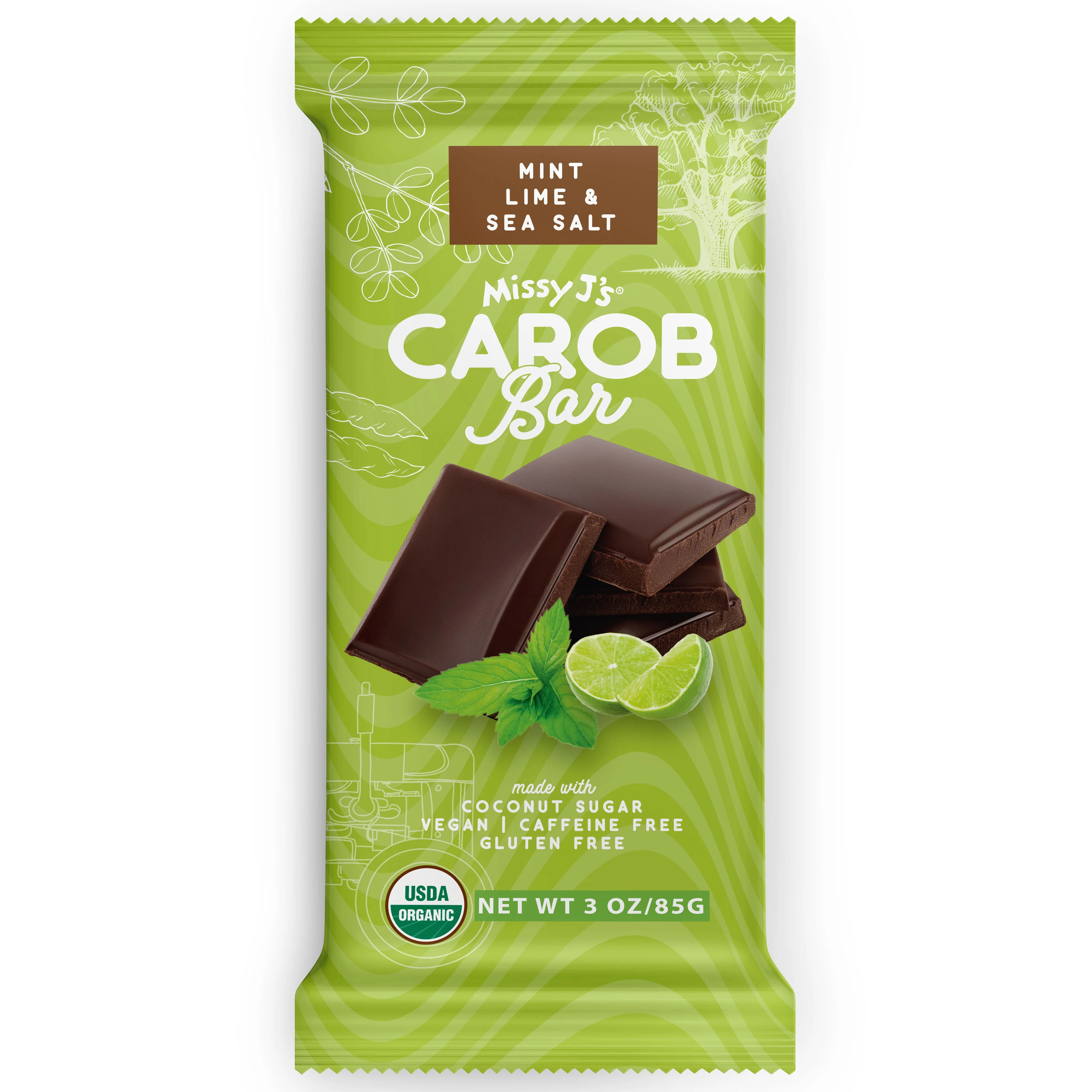 Missy J's Organic Carob Sampler Candy Bar - 4pk - Image 6