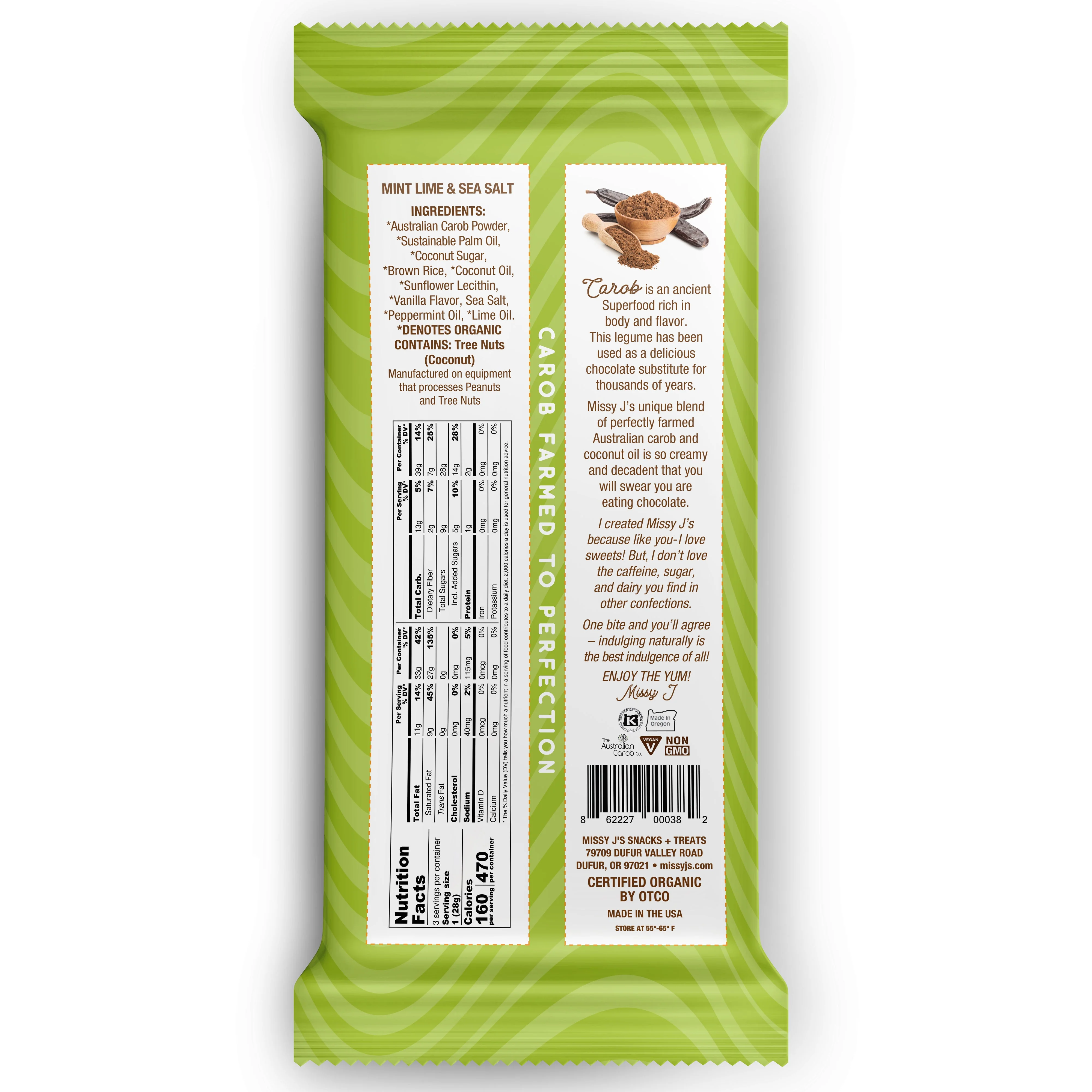 Missy J's Organic Carob Sampler Candy Bar - 4pk - Image 7