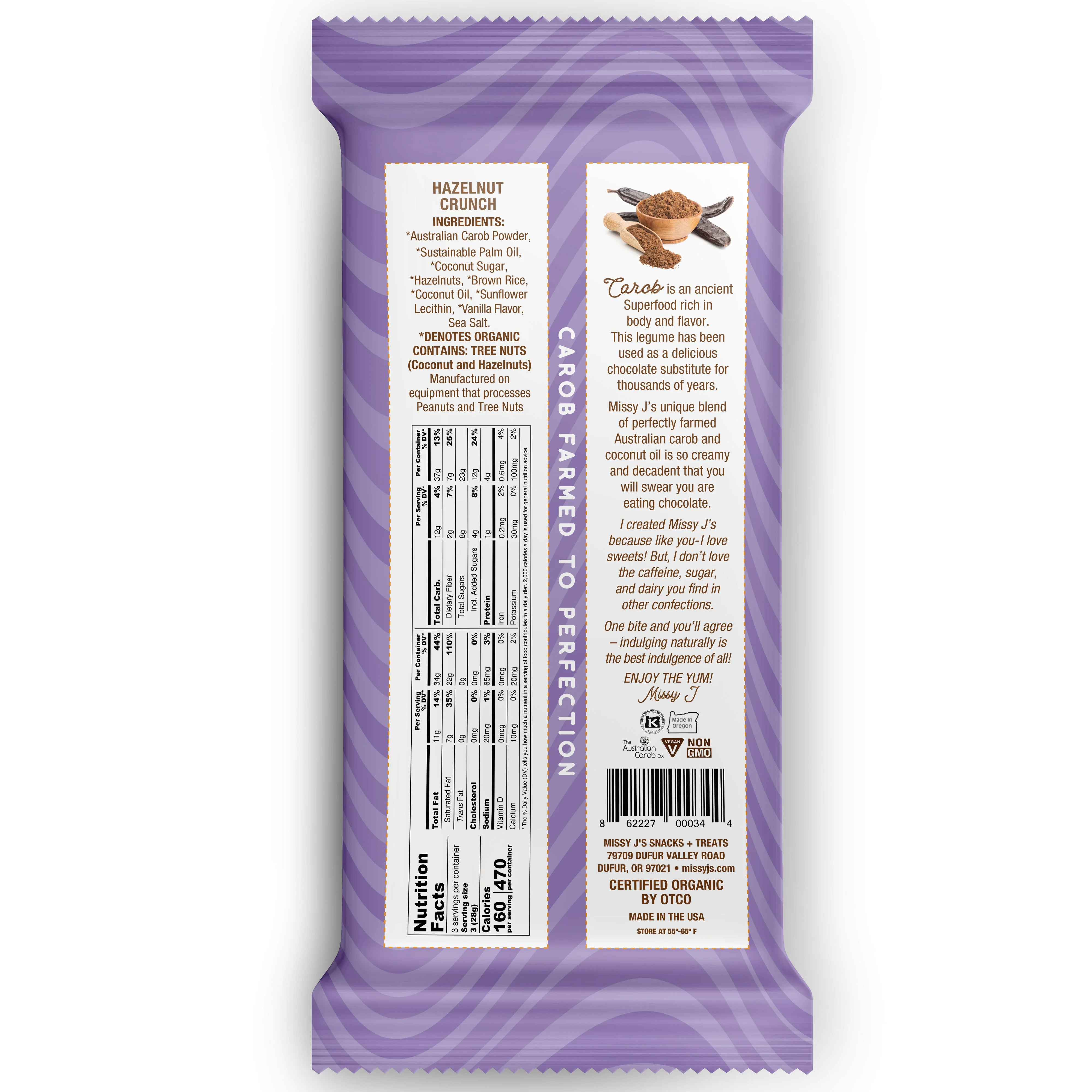 Missy J's Organic Carob Sampler Candy Bar - 4pk - Image 9