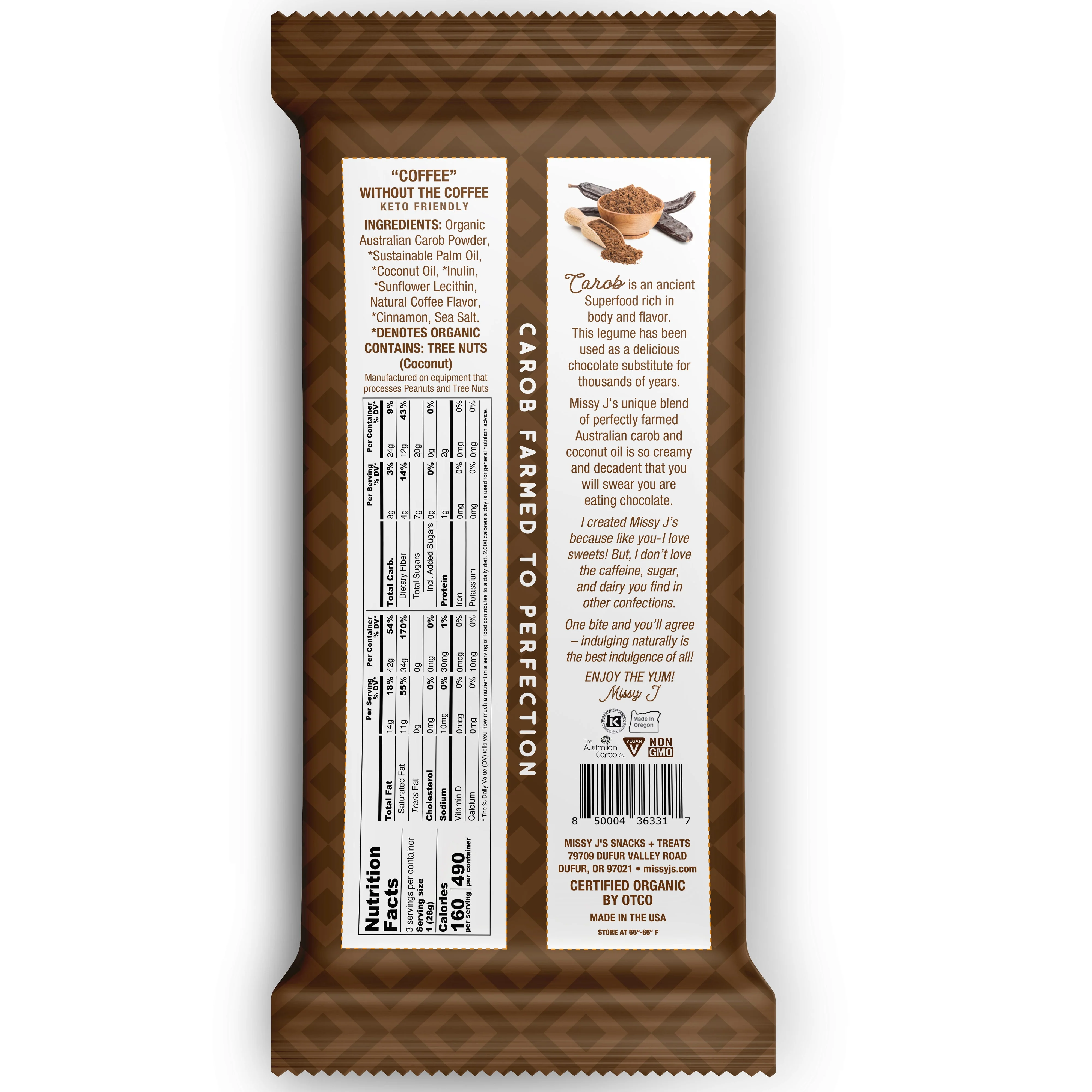 Missy J's Organic Carob Unsweetened Everything Sampler pack-9 products - Image 15