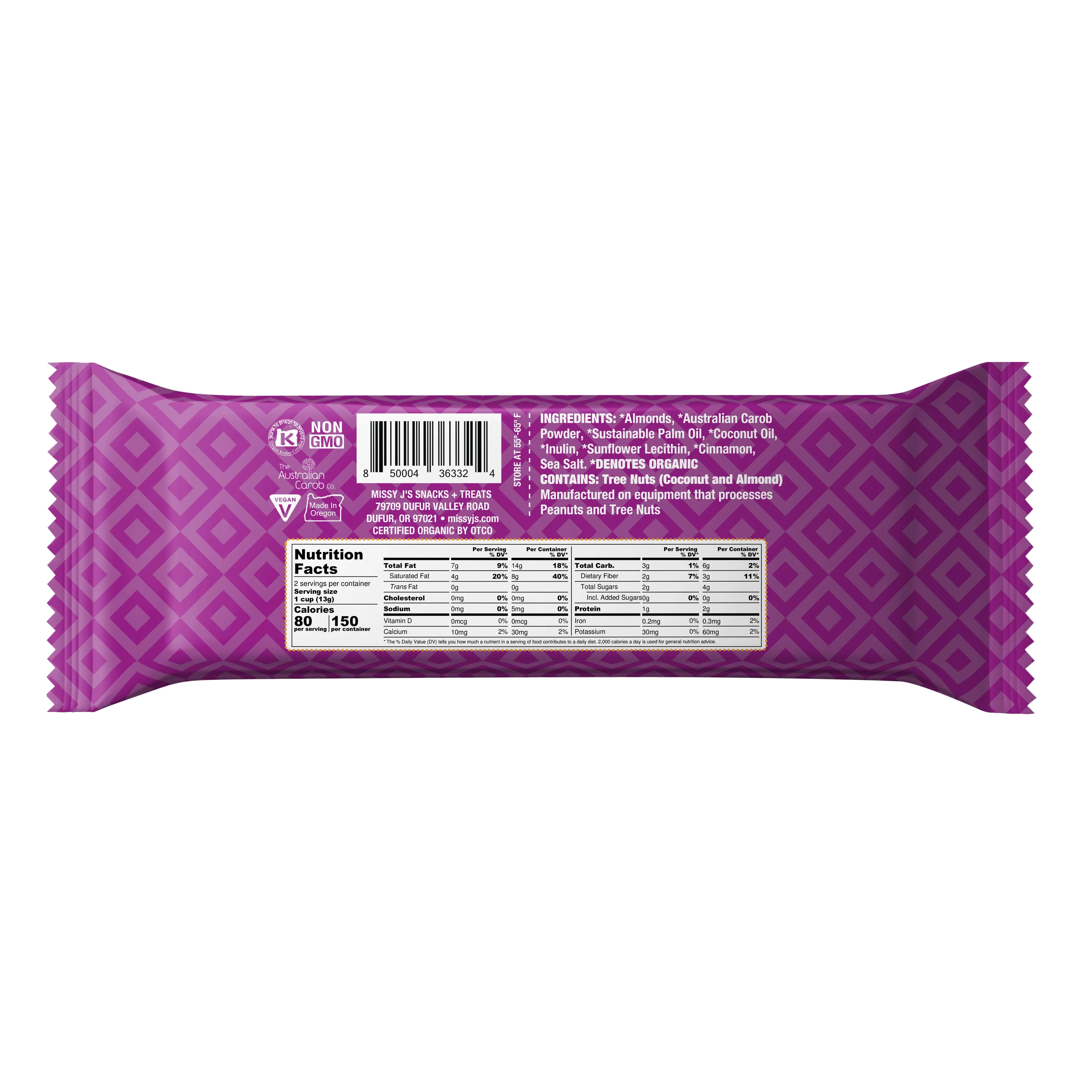 Missy J's Organic Carob Unsweetened Everything Sampler pack-9 products - Image 9