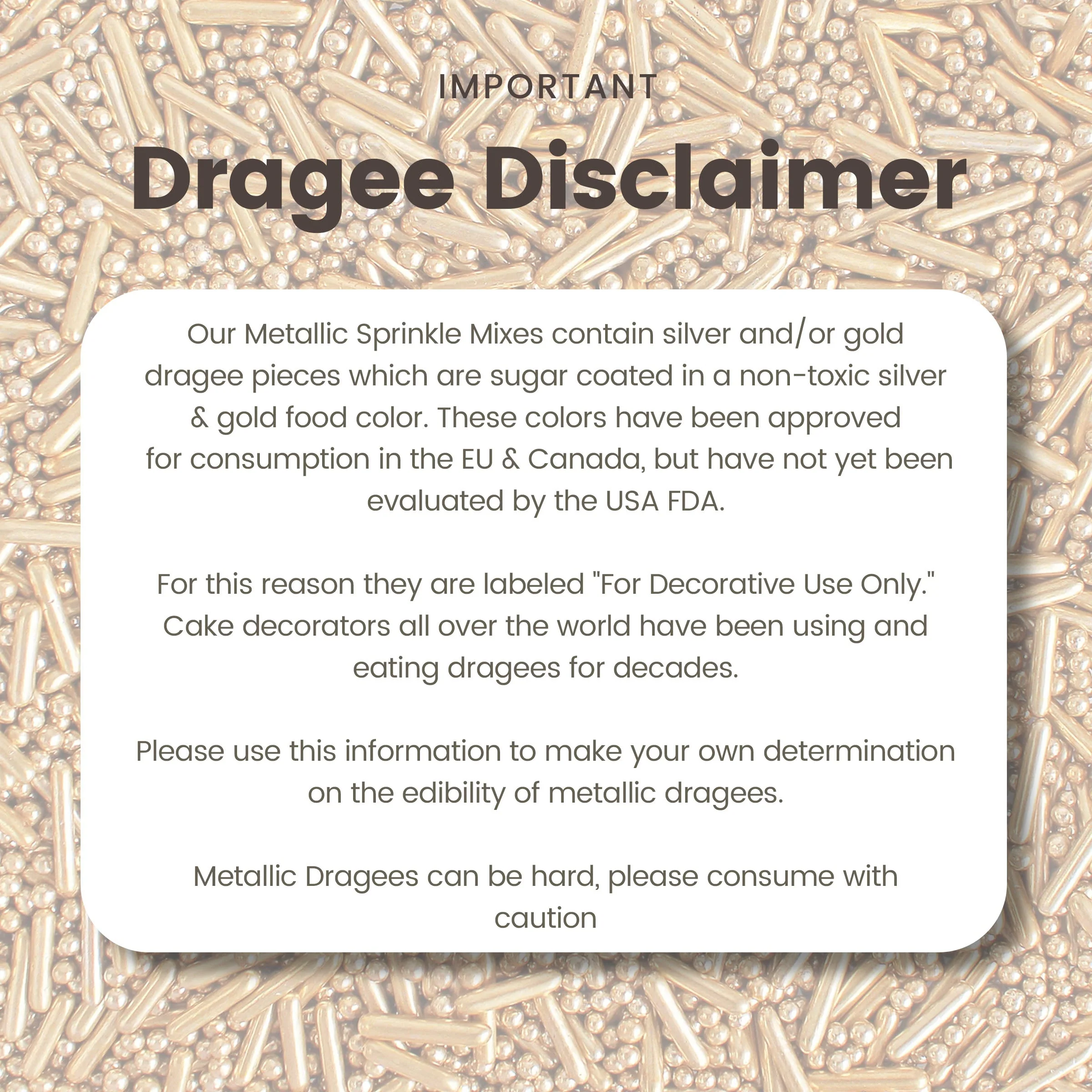 Mixed Gold Dragees - Image 3