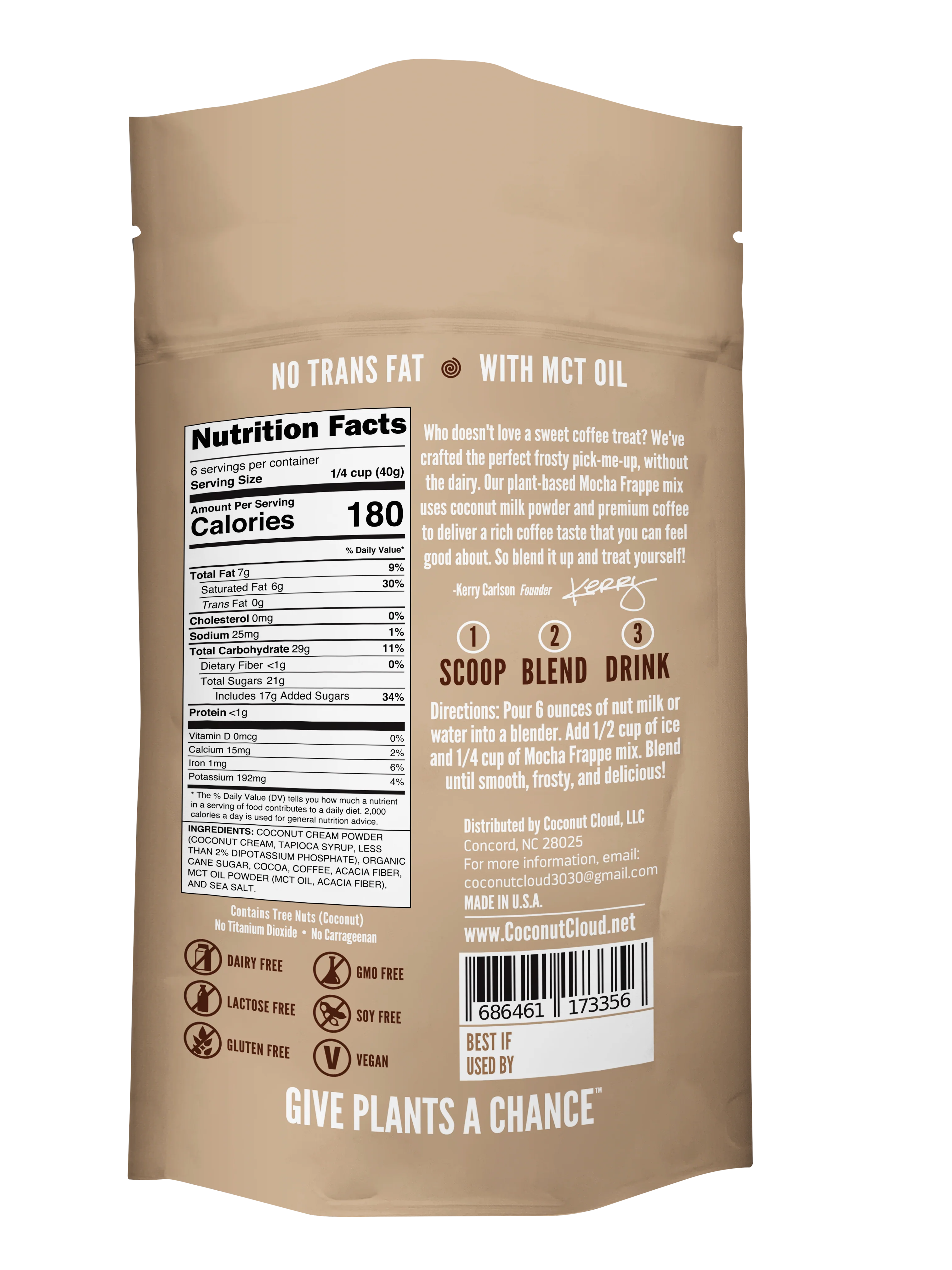 Mocha Frappe Mix - Dairy-Free - Image 2